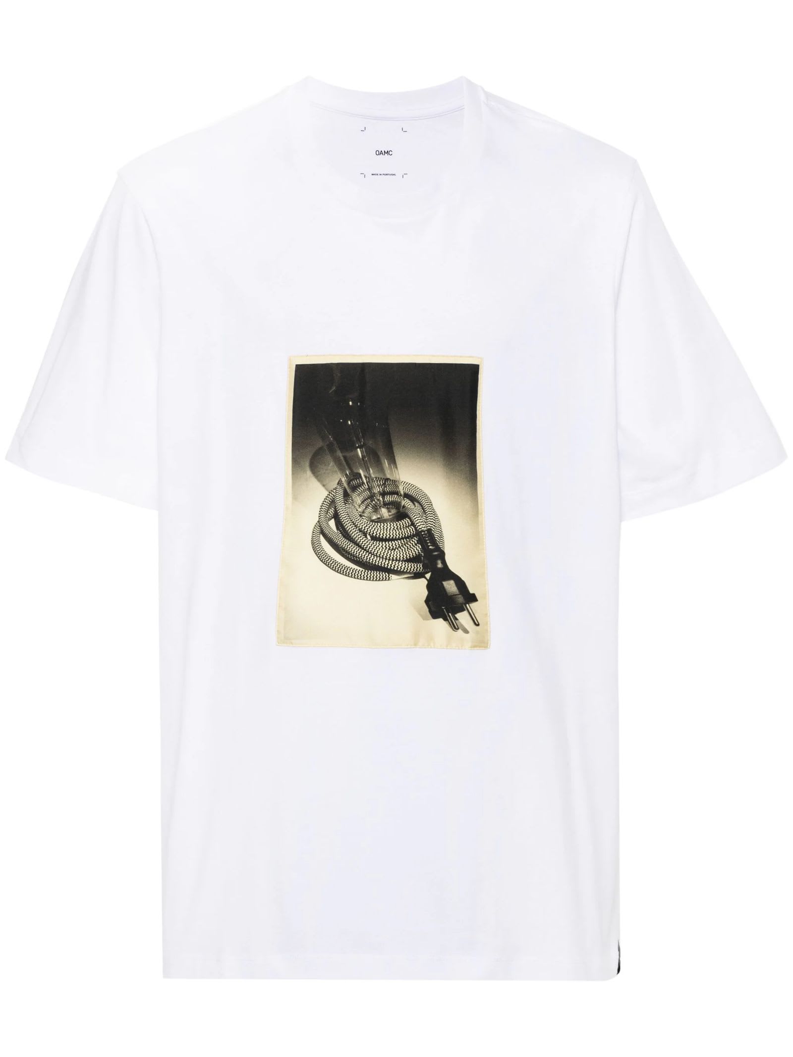 Shop Oamc T-shirts And Polos White