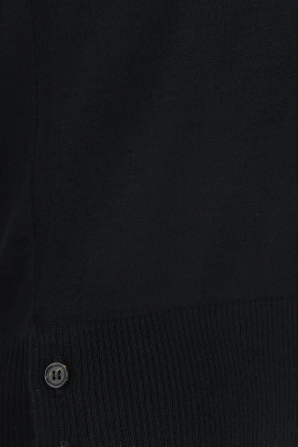 Shop Thom Browne Black Wool Blend Sweater