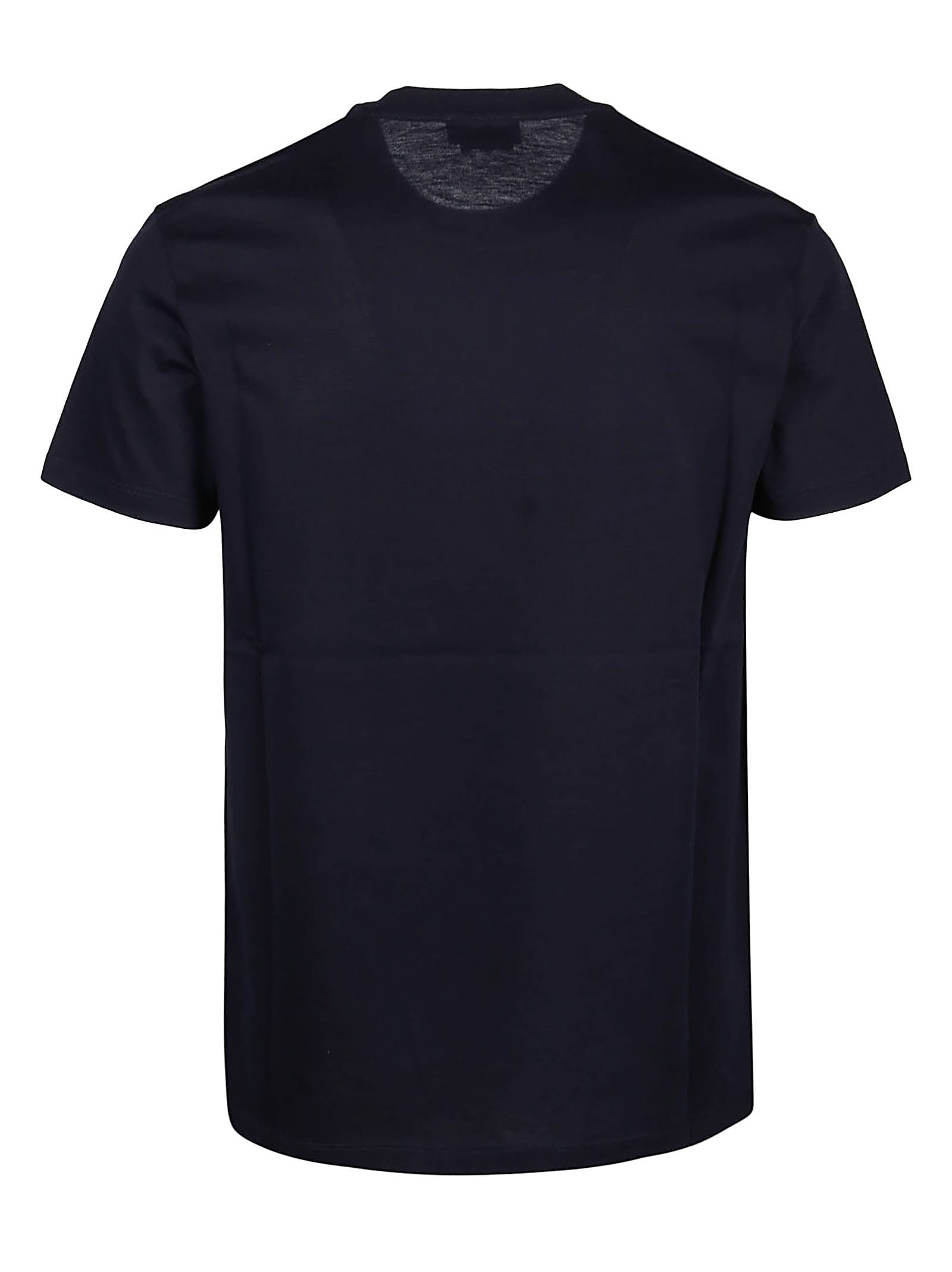 Shop Ballantyne Basic T-shirt In Navy