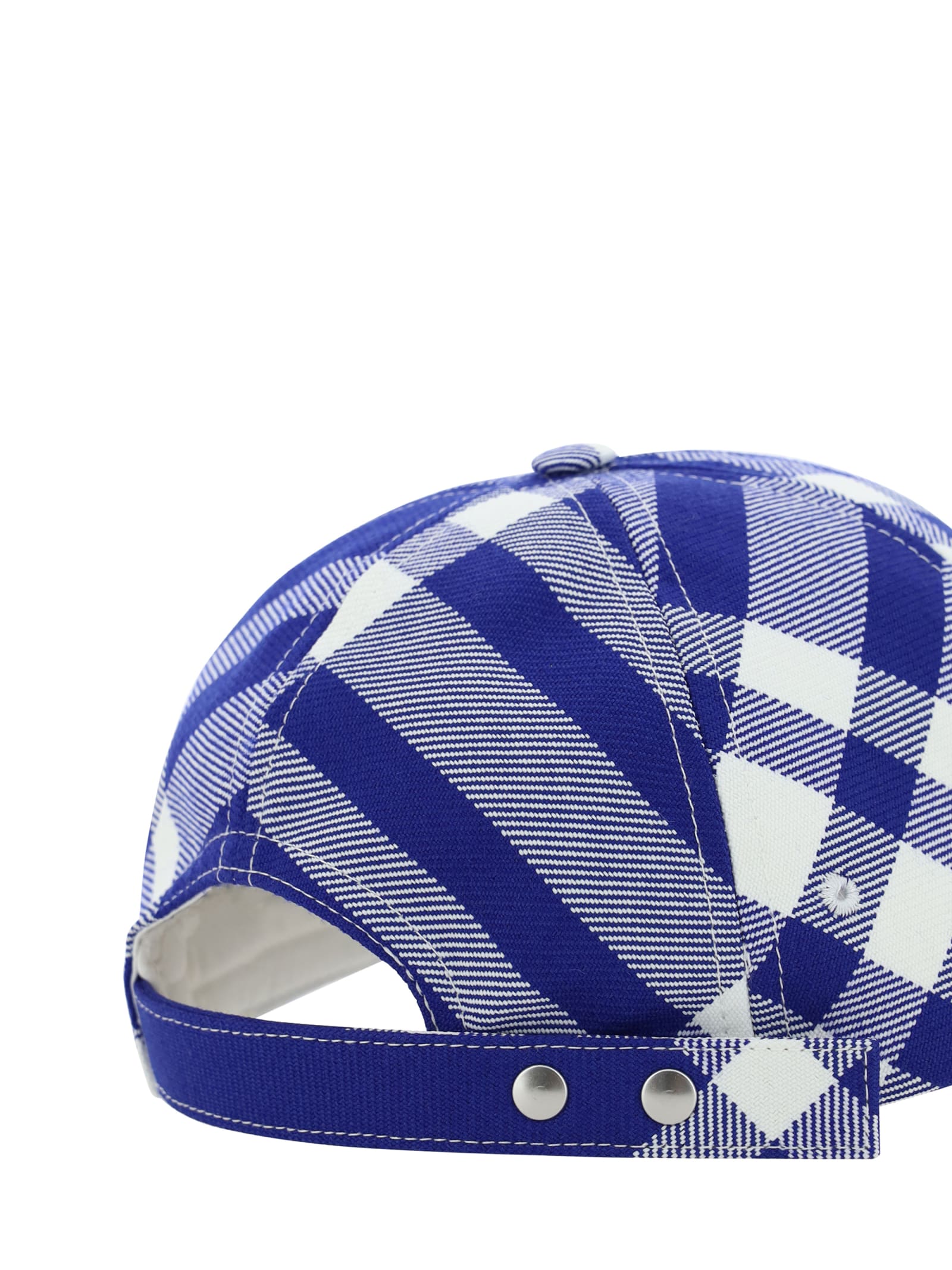 Shop Burberry Baseball Cap In Blue