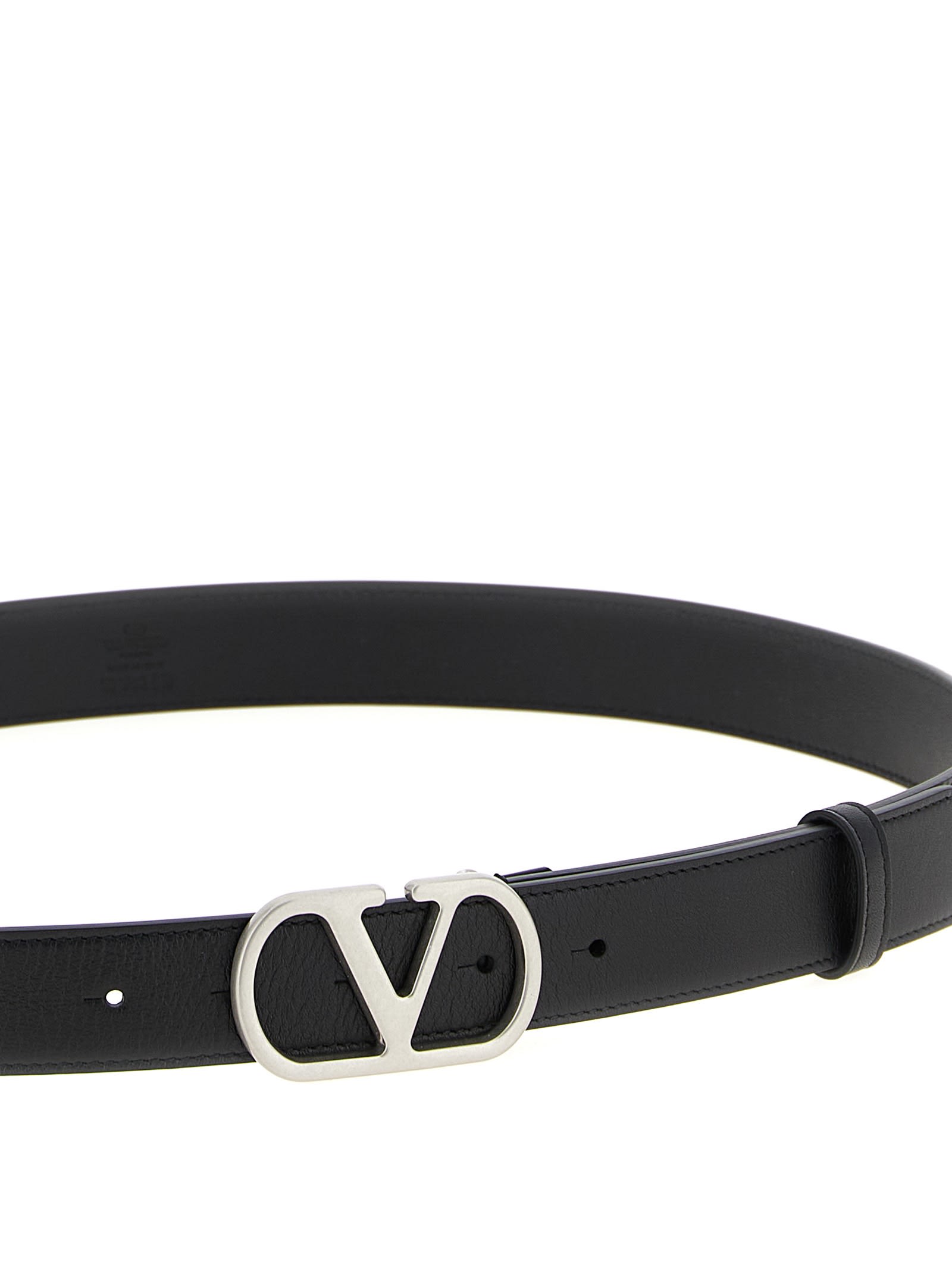 Valentino Garavani Garavani Vlogo Signature Belt In Black