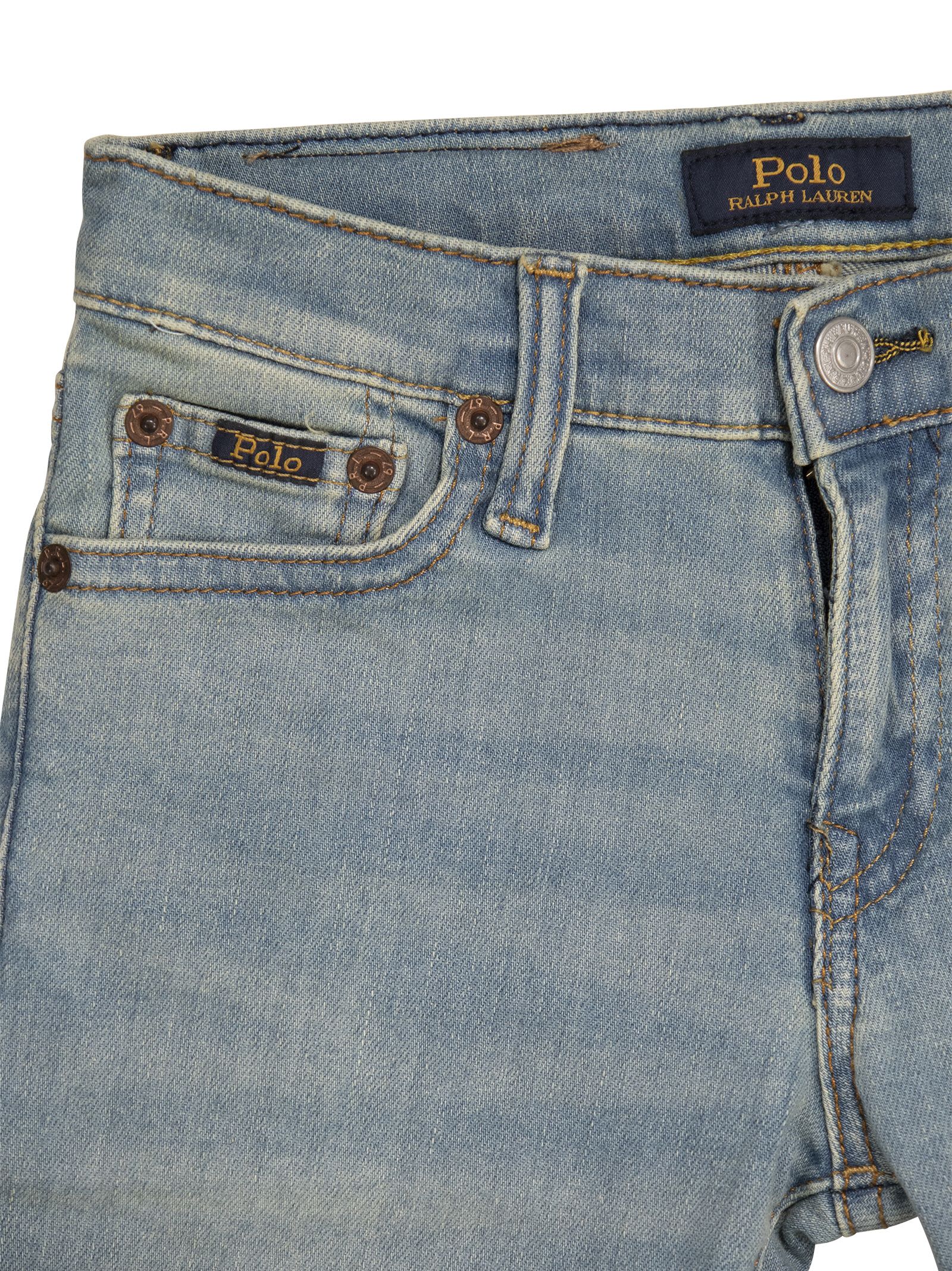 Polo Ralph Lauren Hartley Slim Stretch Jeans In Light Denim