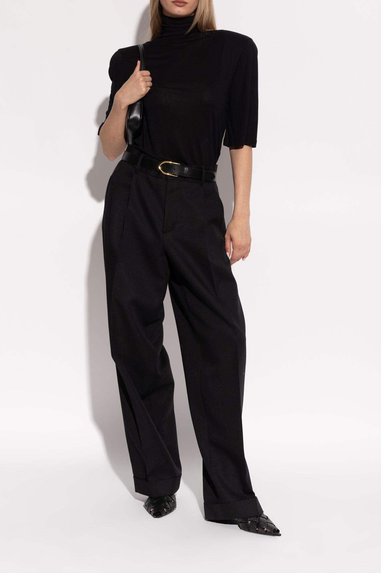 Anine Bing Heeled Mules Eve In Black