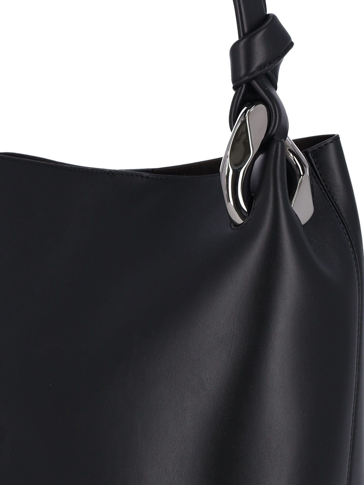 Jw Anderson Croner Bucket Bag In Black