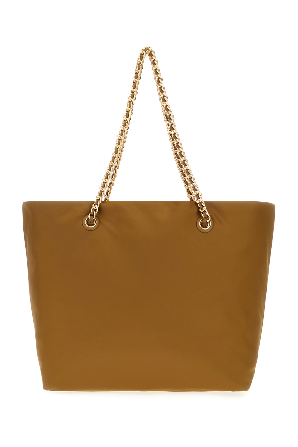 Shop Tory Burch Mud Nylon Ella Shopping Bag In Camel