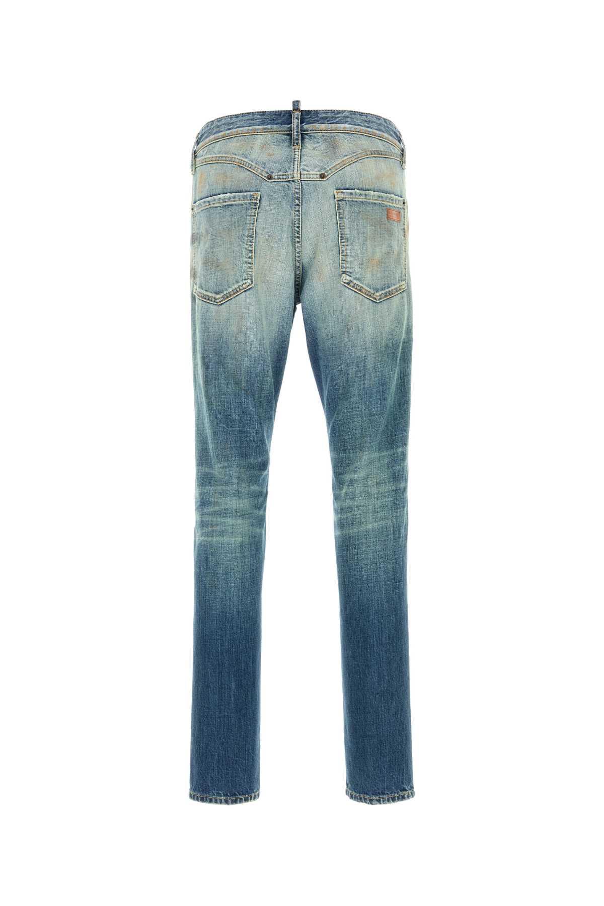 Dsquared2 Distressed Denim Trousers Belt Loops In Blue