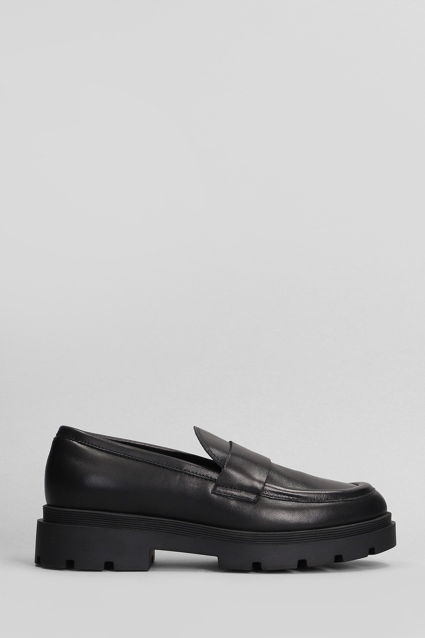 Loafers In Black Leather