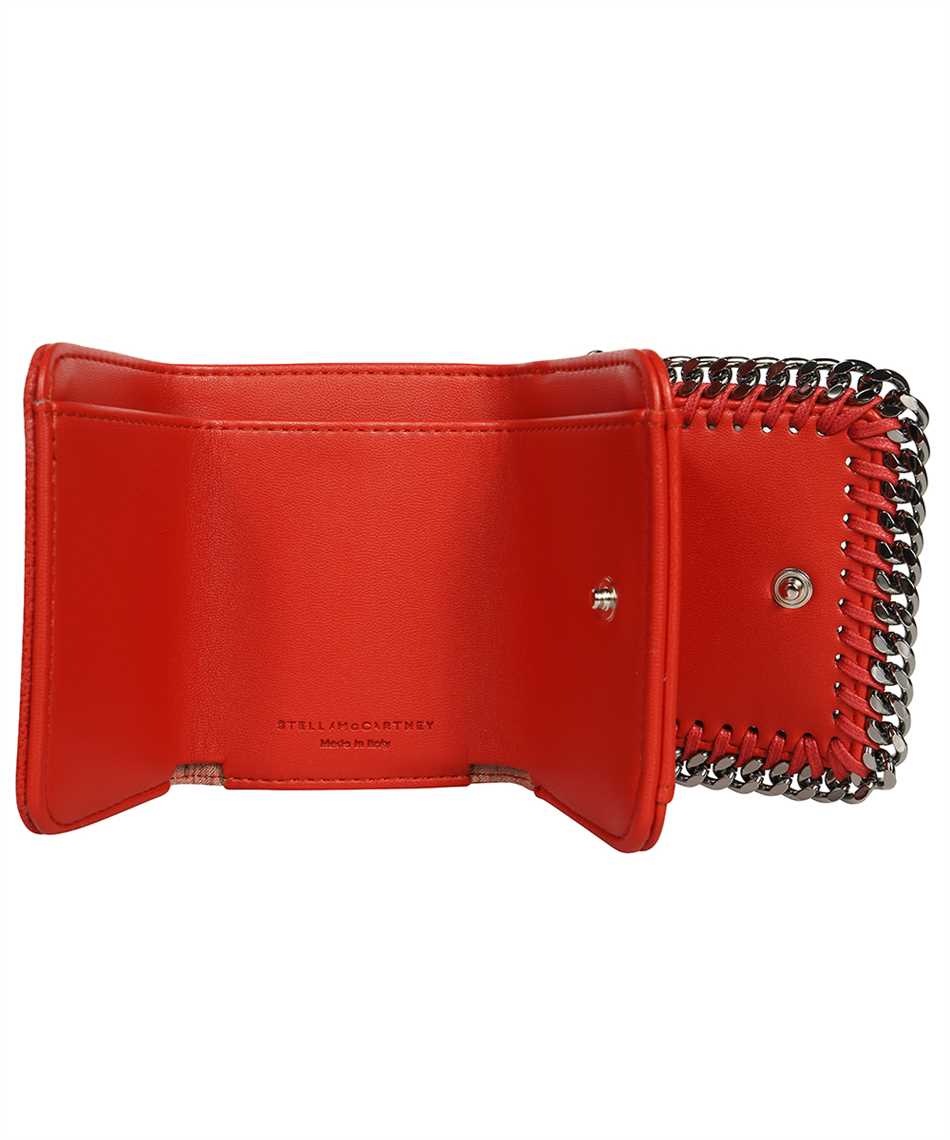 Shop Stella Mccartney Falabella Small Wallet In Red
