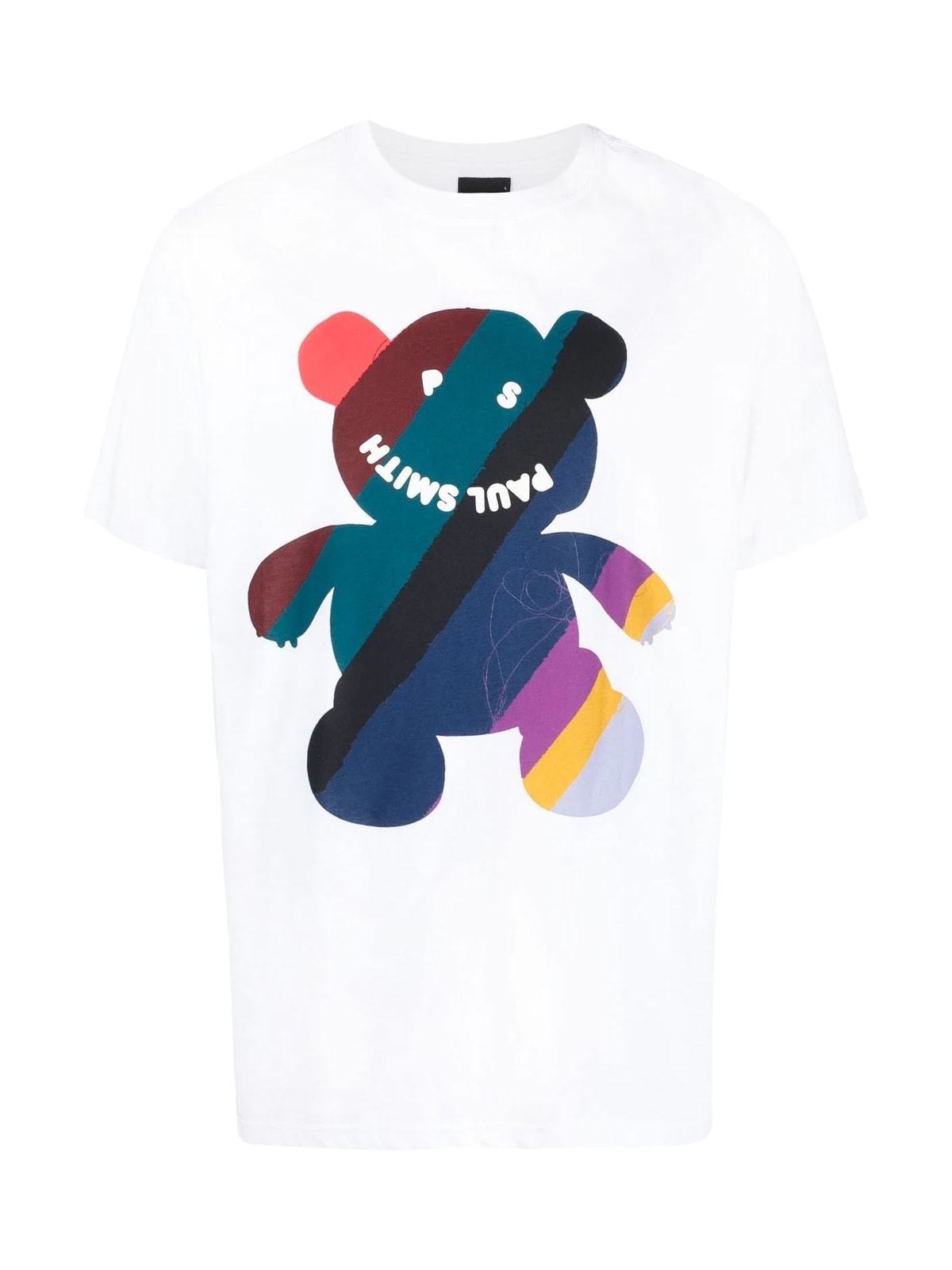 PS by Paul Smith Mens Reg Fit T-shirt Teddy Happy