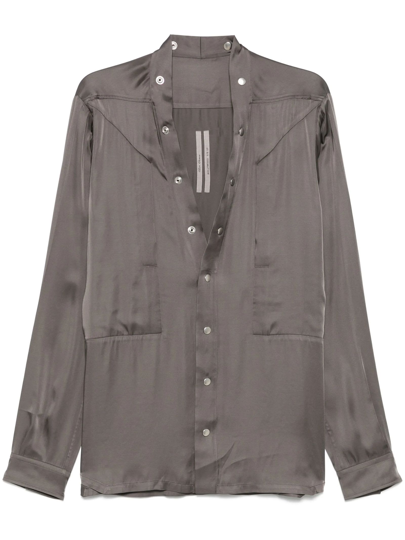 Rick Owens Shirts Brown In Dust