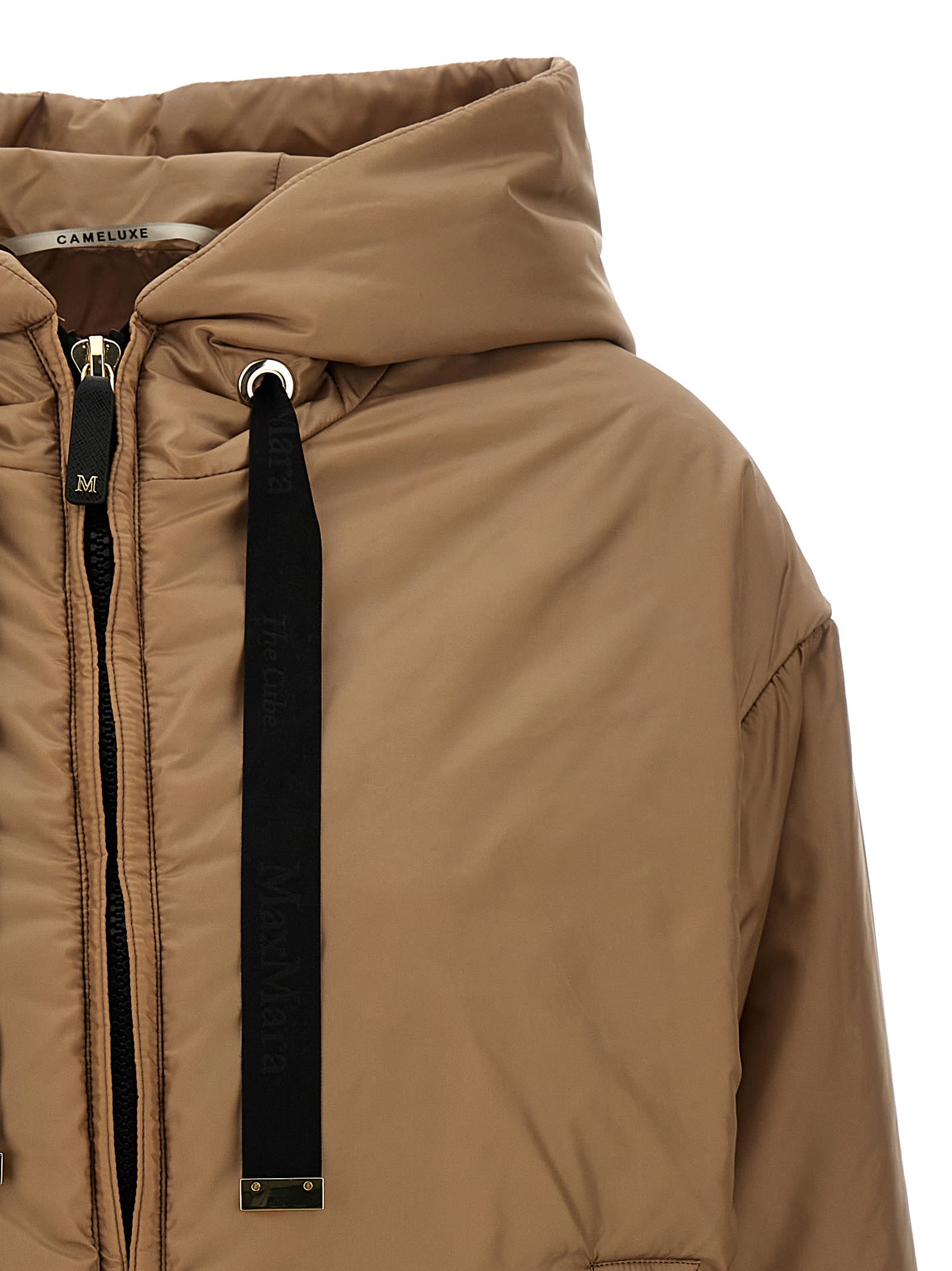 Max Mara The Cube Daria Hoodie In Brown