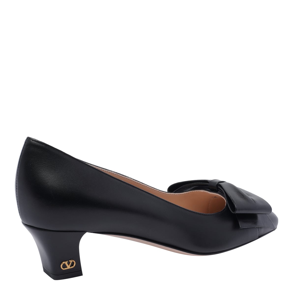Shop Valentino Bowbow Decollete In Black