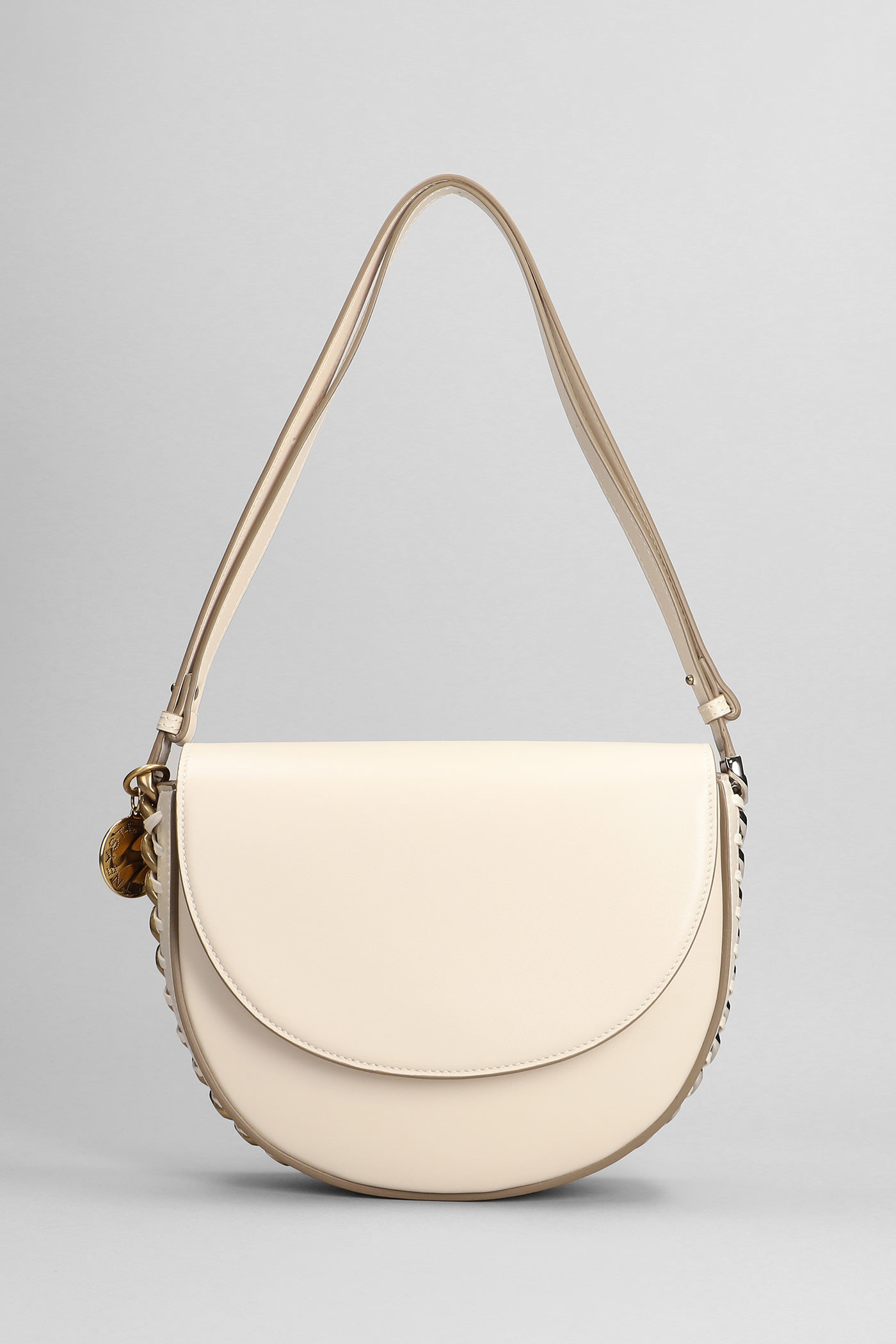 Stella Mccartney Hand Bag In White Faux Leather