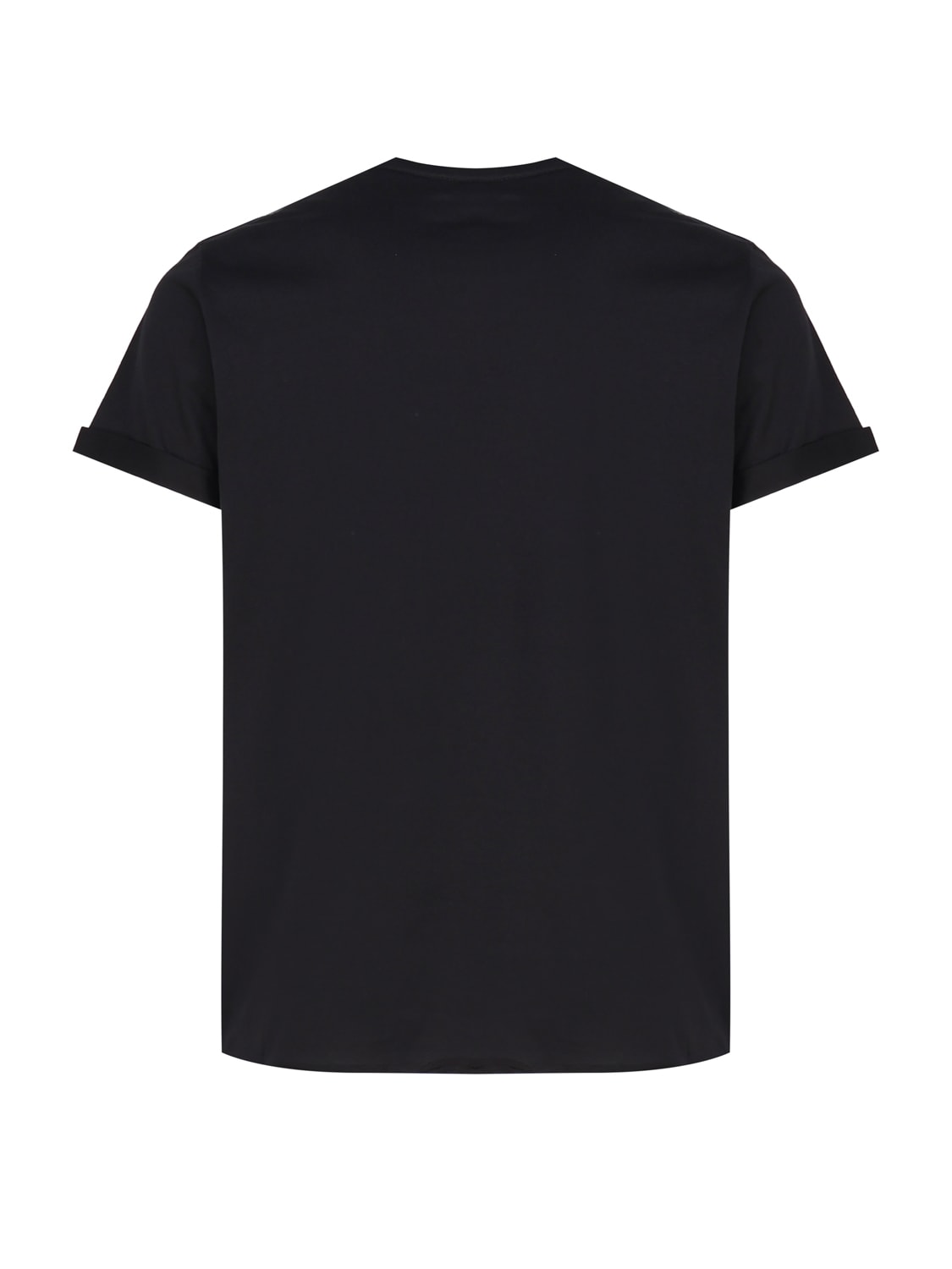Shop Saint Laurent Logo T-shirt In Cotton In Black