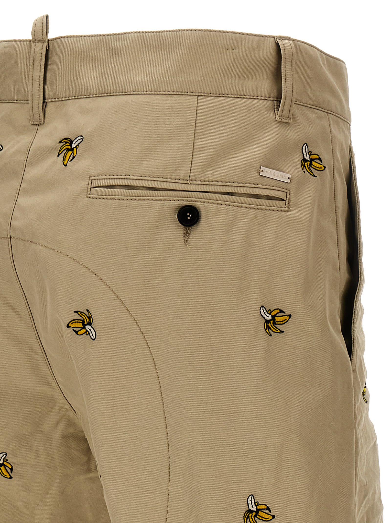 Shop Dsquared2 Sexy Chino Trousers In Beige