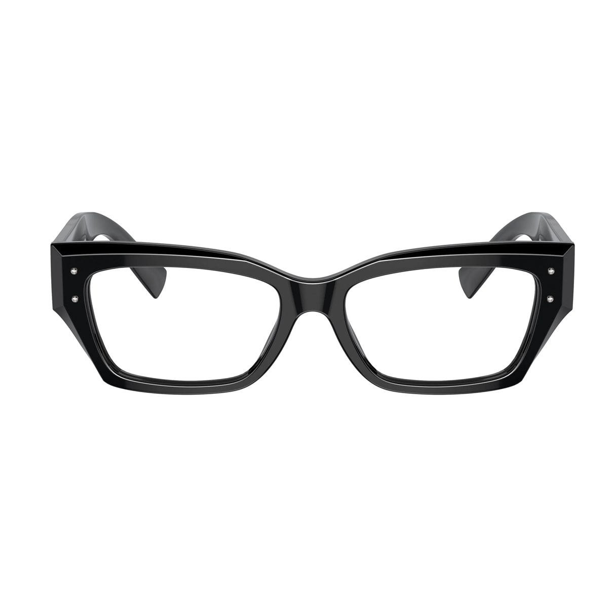 Shop Dolce &amp; Gabbana Eyewear Dg3387 Linea Dg Sharped 501 Black Glasses In Nero