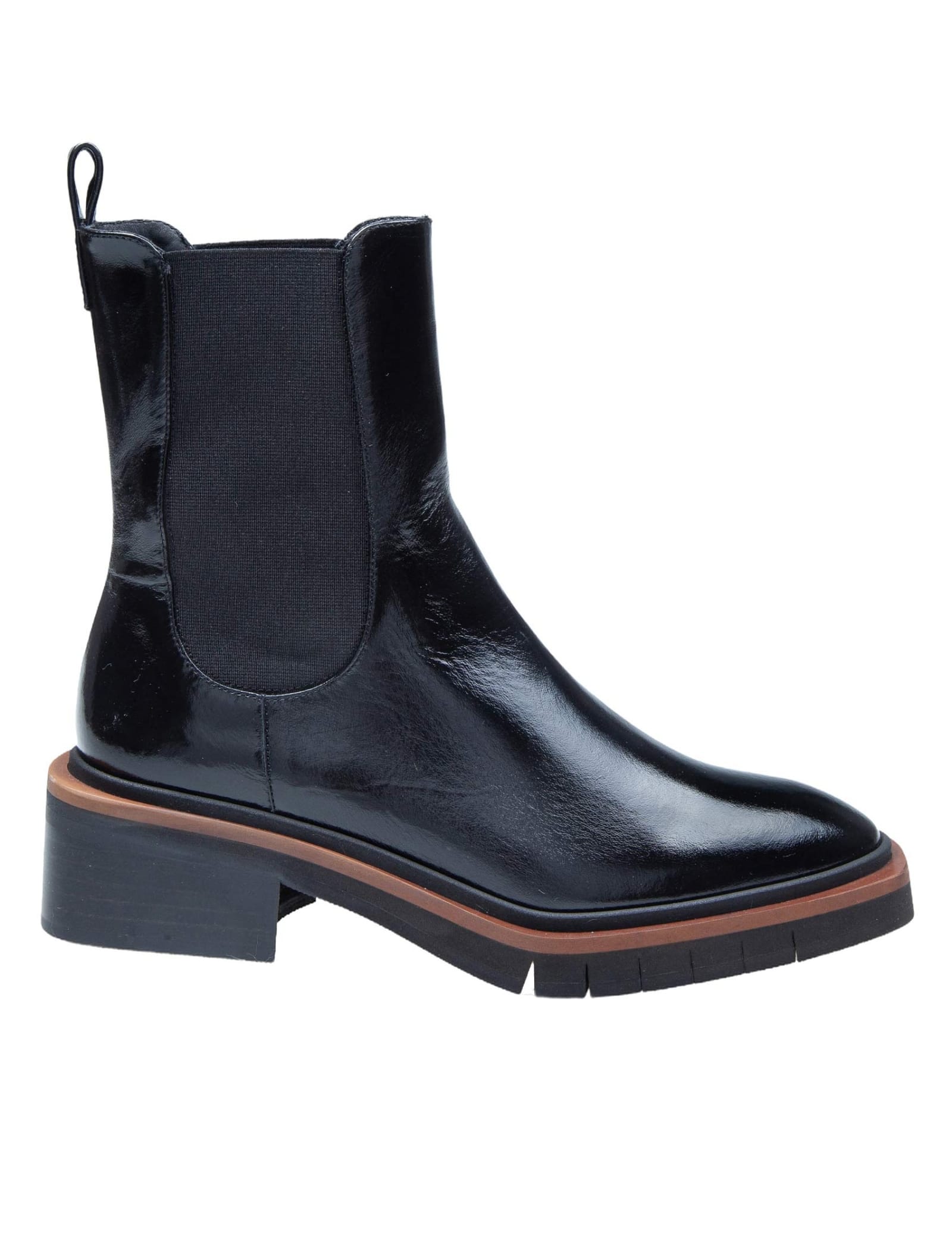 Shop Paloma Barceló Mona Ankle Boot In Black Leather