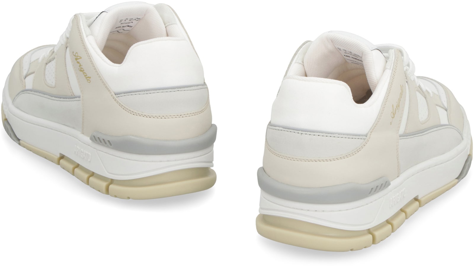Axel Arigato Low-top Sneakers With Textured Panels And Cushioned Sole In Multi