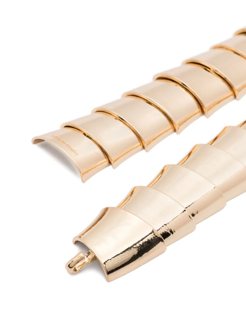 Liviana Conti Logo-engraved Necklace In Neutral