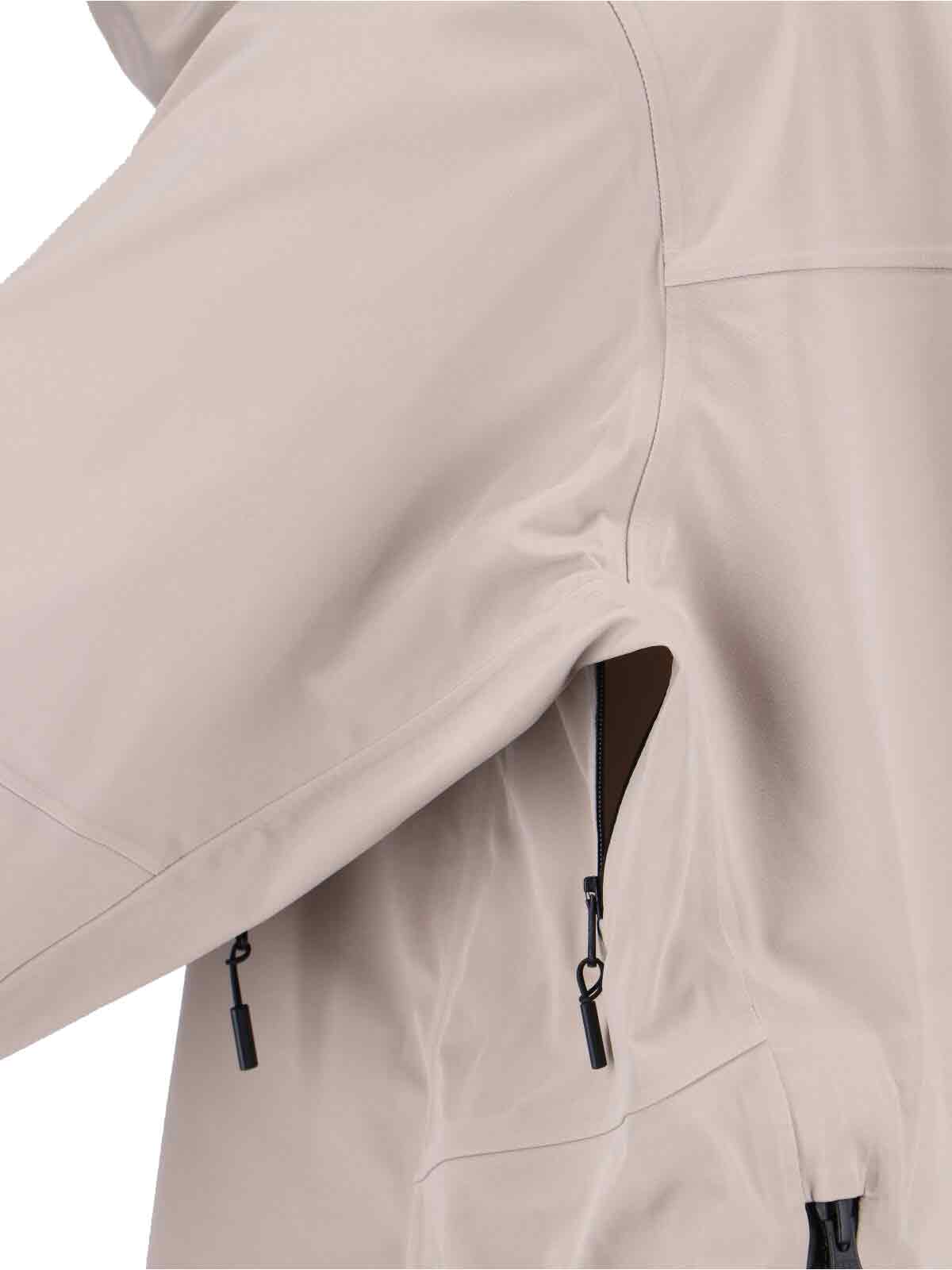 Canada Goose Versatile Hooded Jacket Featuring Functional Elements In Neutral