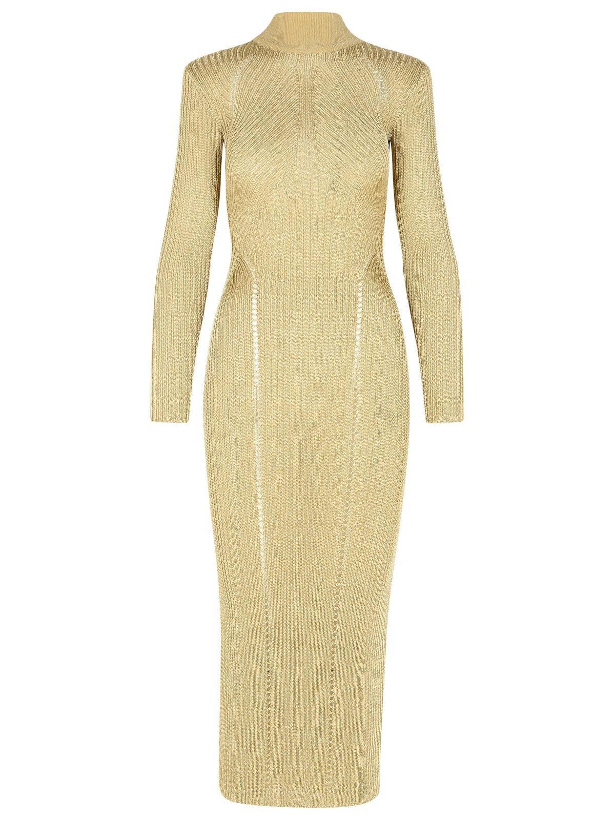 Lurex Knitted Maxi Dress