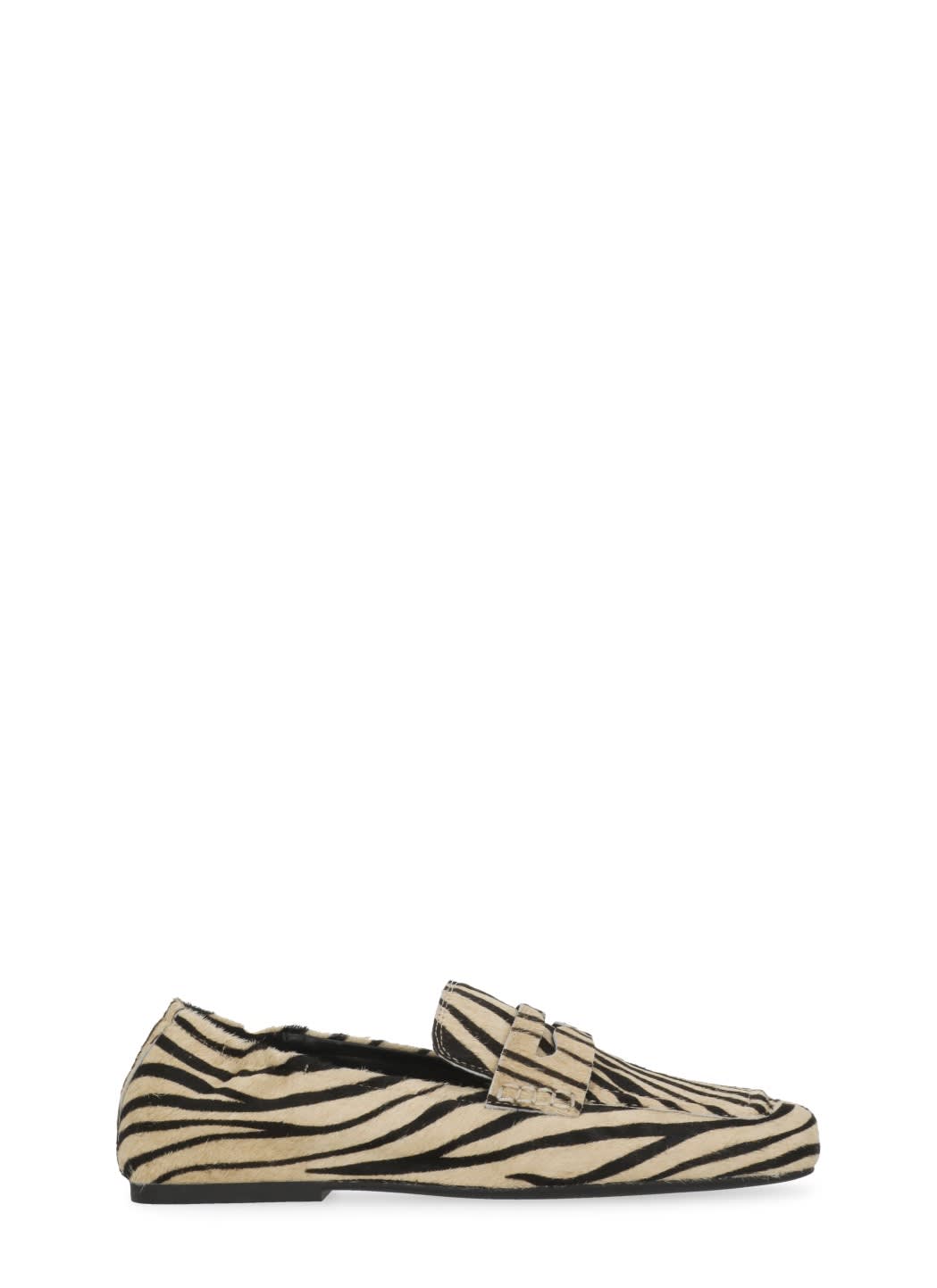 Ash Barkley Zebra-print Loafers In Neutral