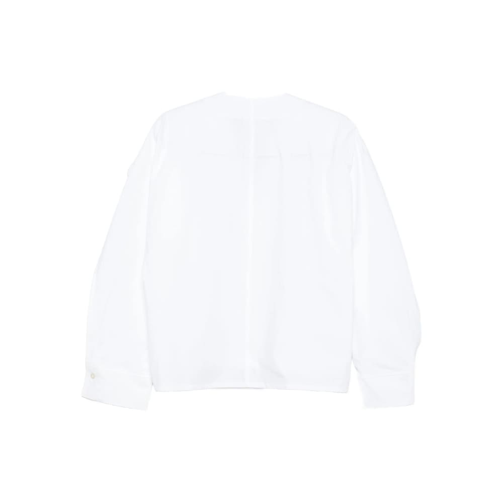 Séfr Arc Shirt In White Cotton In White