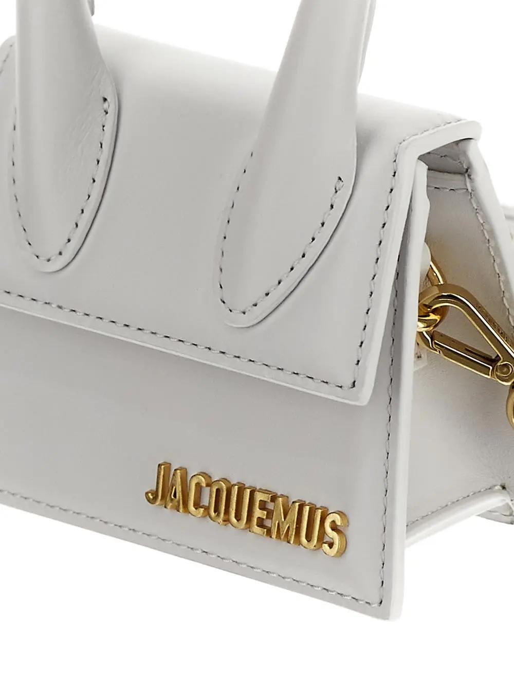 Shop Jacquemus Le Chiquito Mini Bag In White