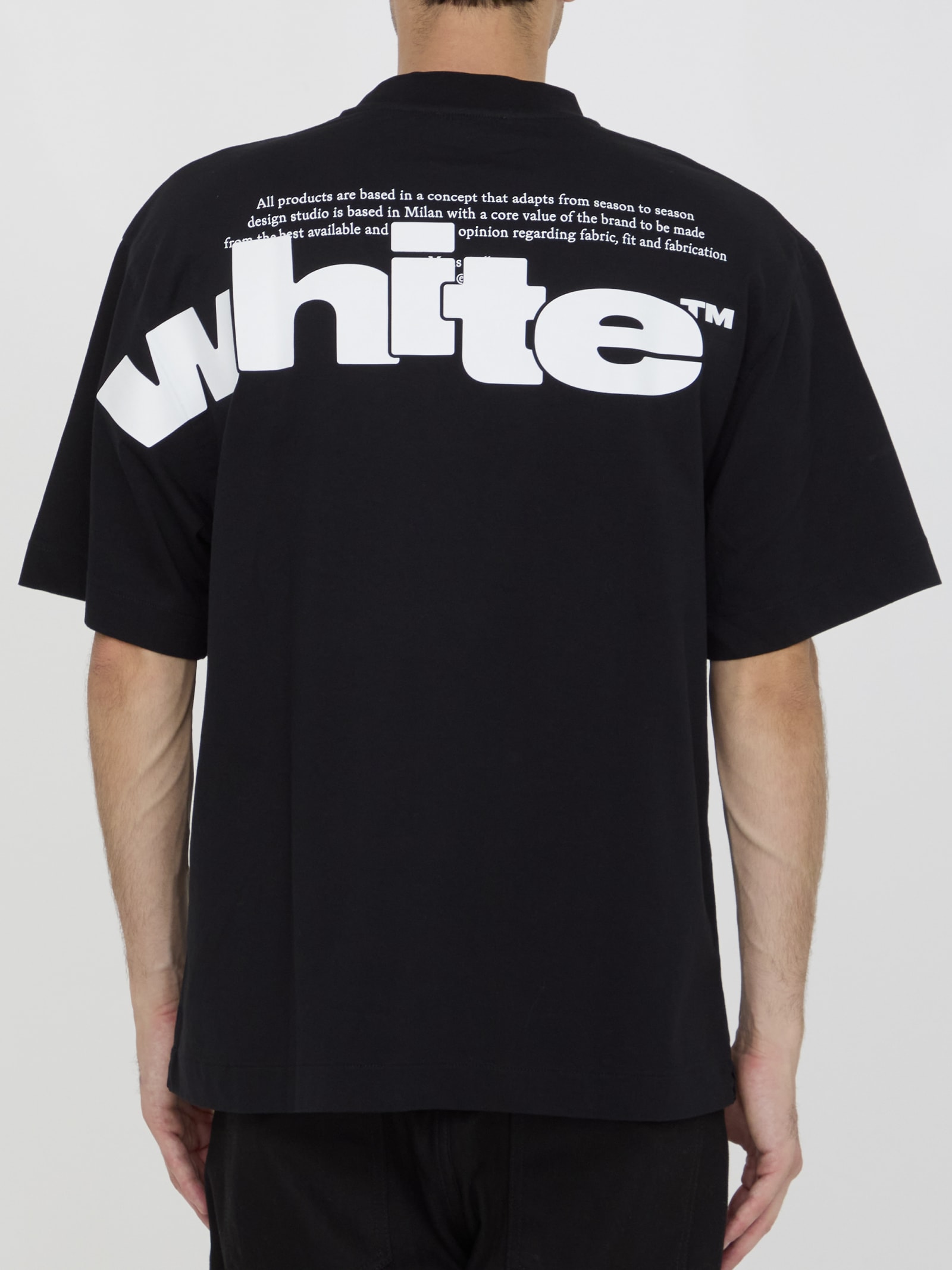 Shop Off-white Shared Logo T-shirt In Black