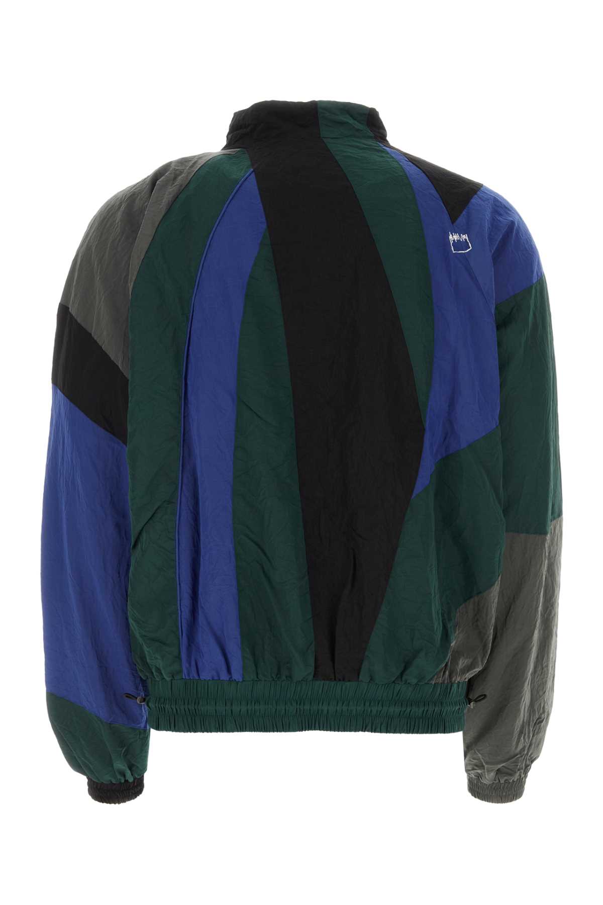 Shop Ader Error Multicolor Nylon Jacket In Blue