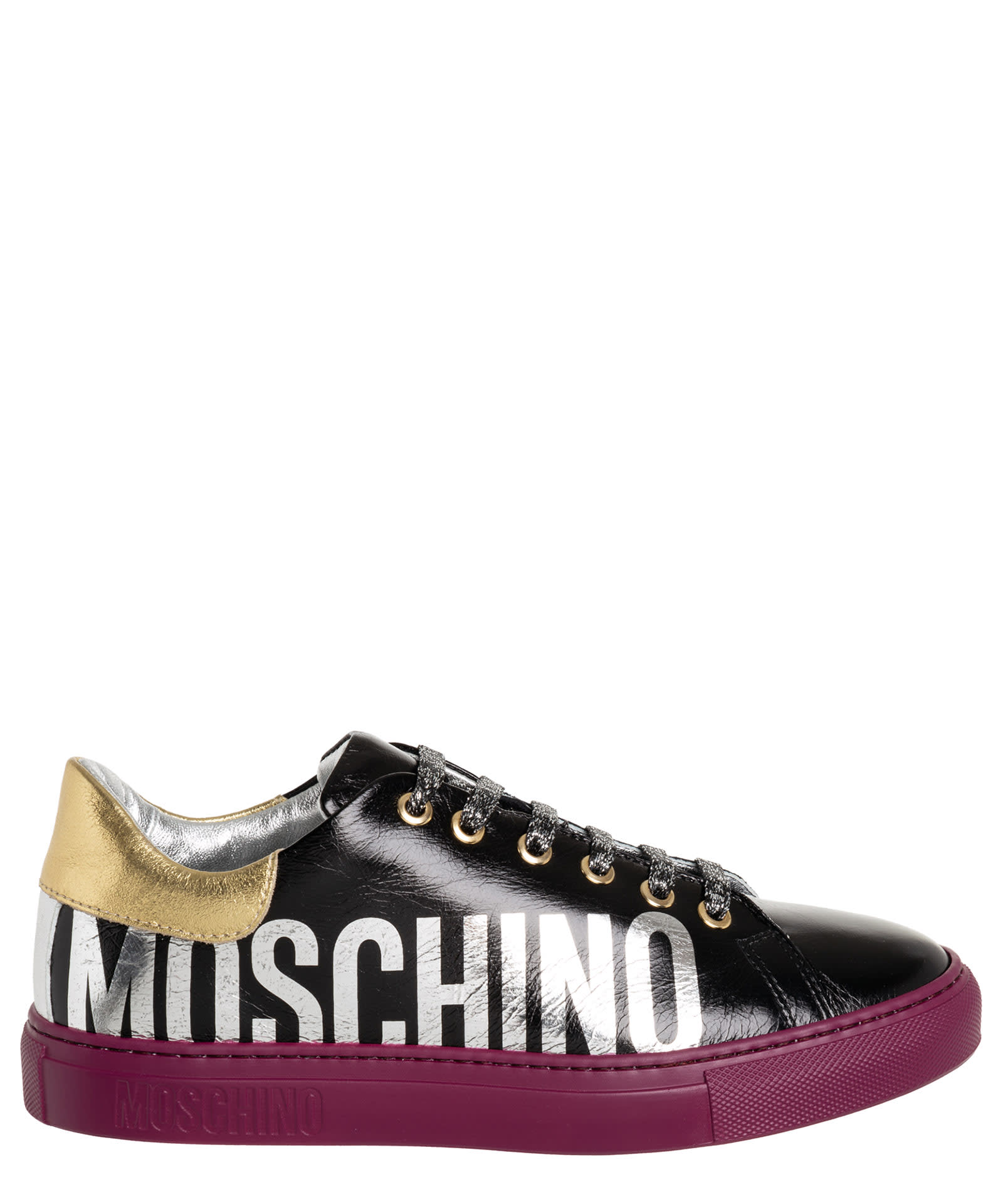 Moschino Serena Leather Sneakers
