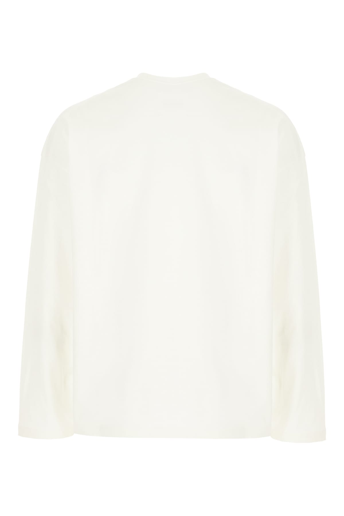 Jil Sander Ivory Cotton T-shirt In White