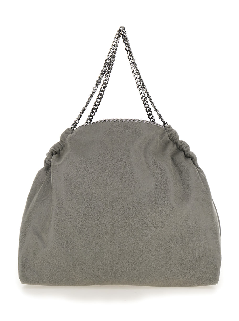Stella Mccartney Tote Eco Shaggy Deer In Grey