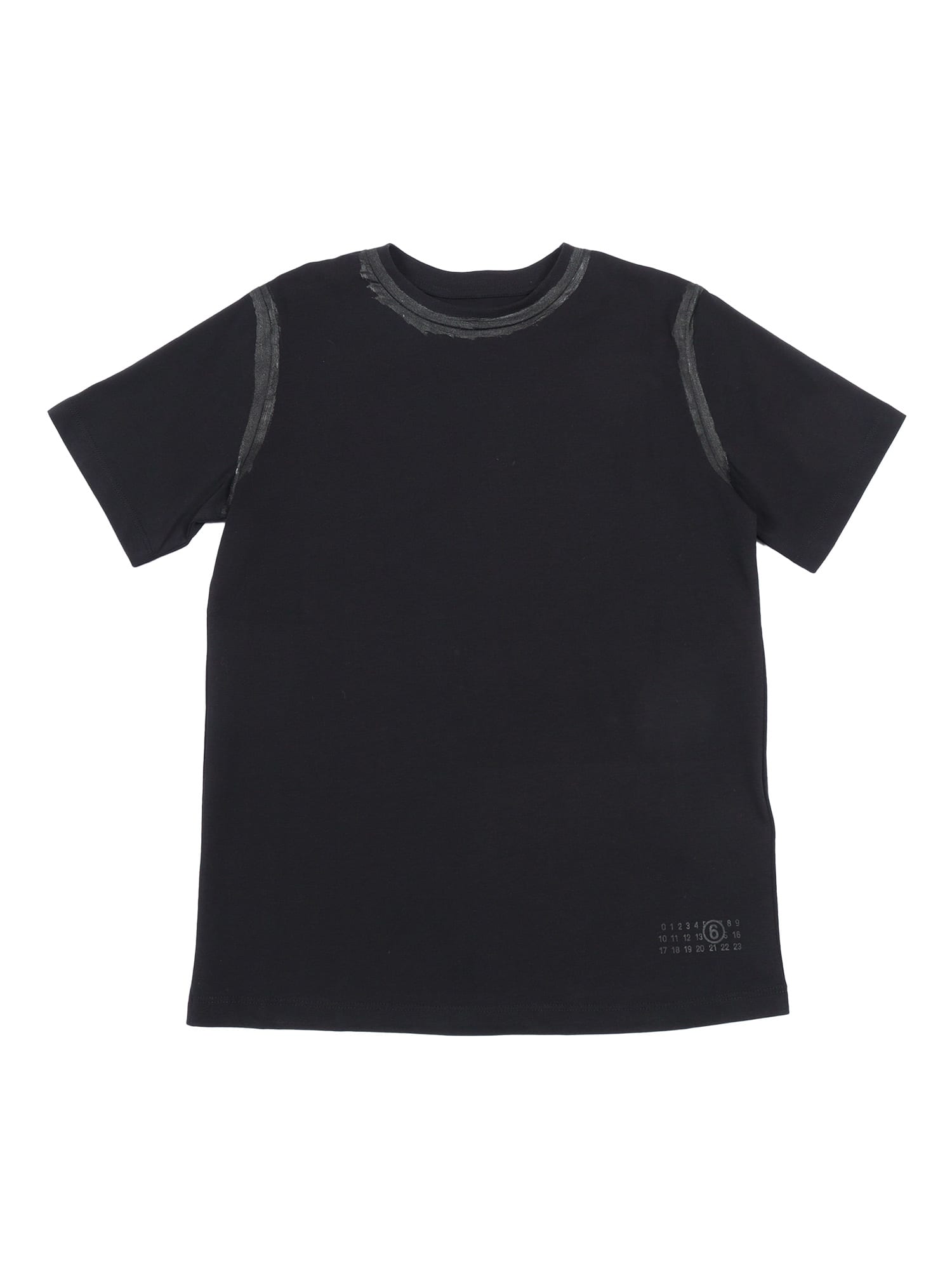 Mm6 Maison Margiela T-shirts In Black