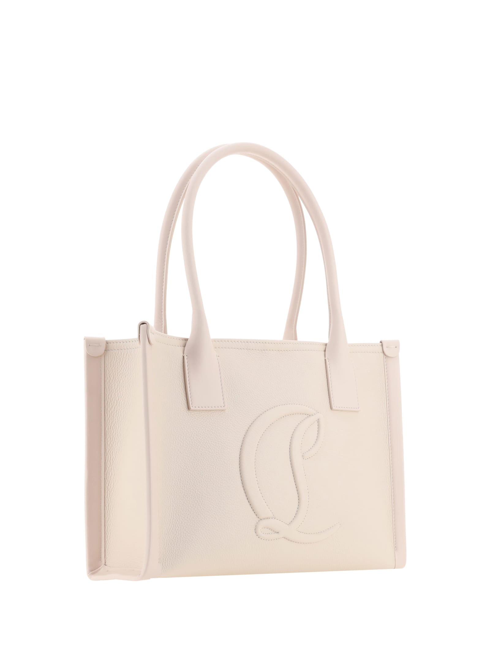 Shop Christian Louboutin By My Side Smallo Handbag In Leche/leche/leche