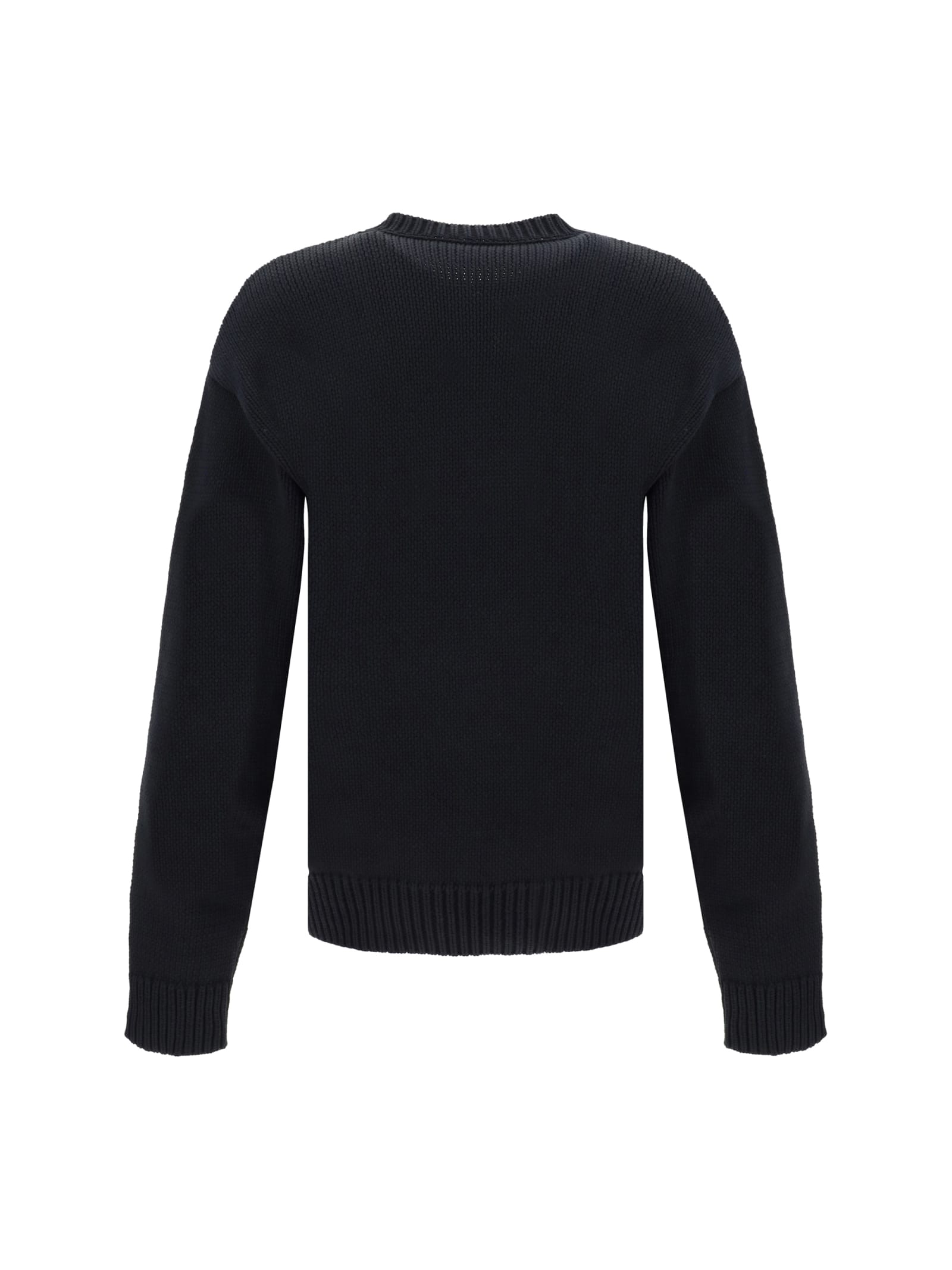 Shop Off-white Sweater In Black White