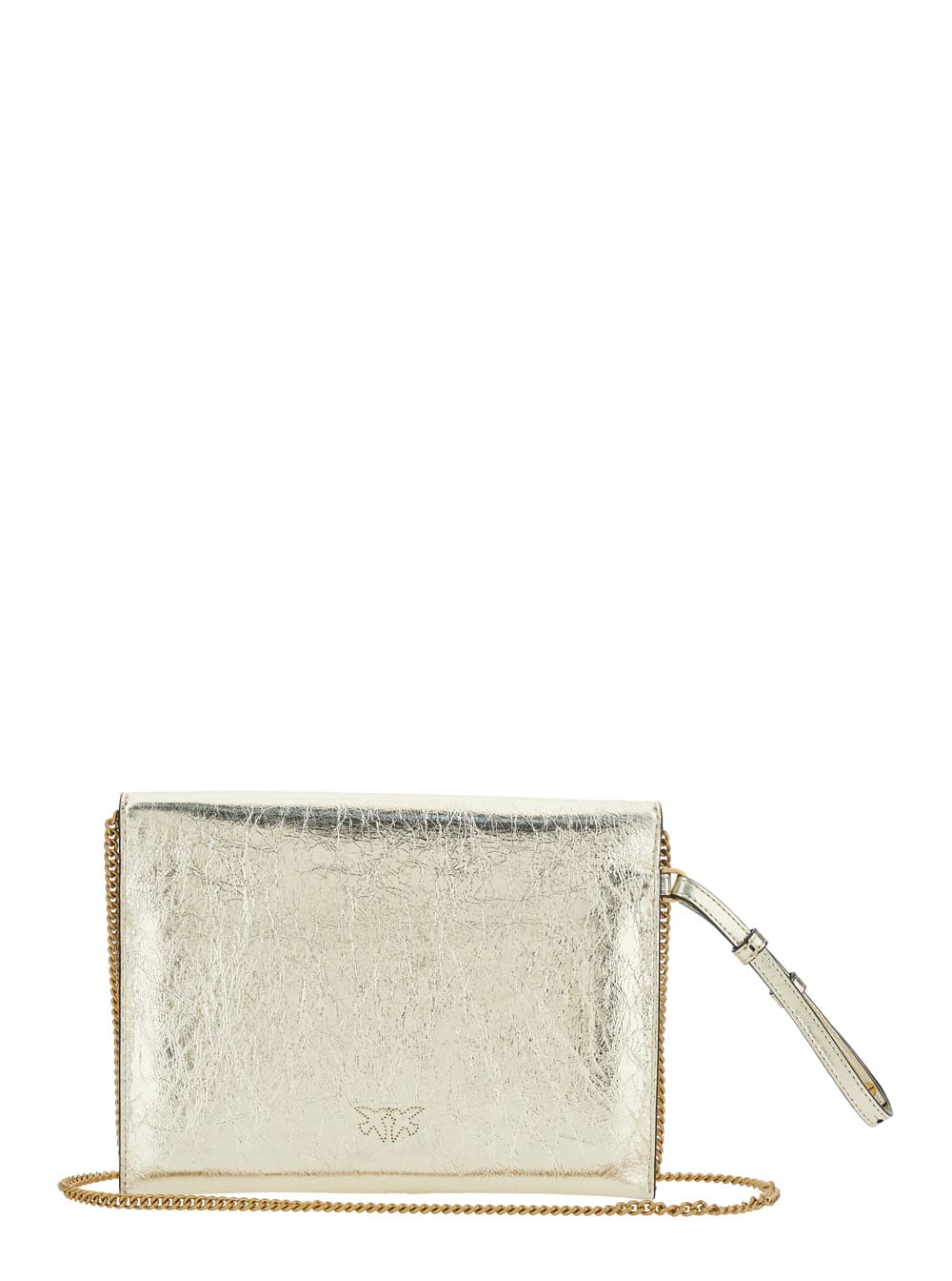 Pinko Flat Purse Handle Used In Neutral