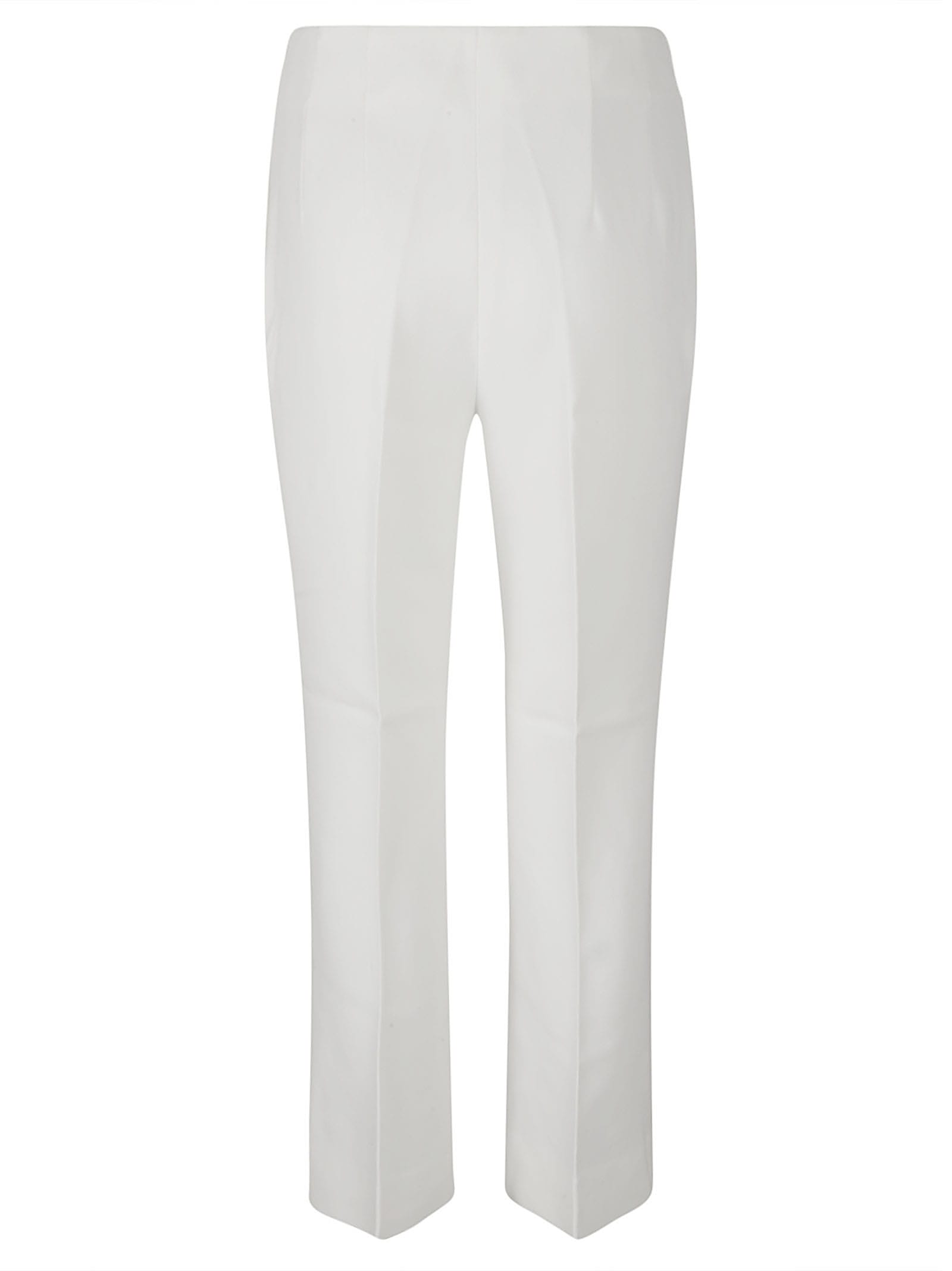 Ermanno Scervino High-waist Cropped Trousers In White