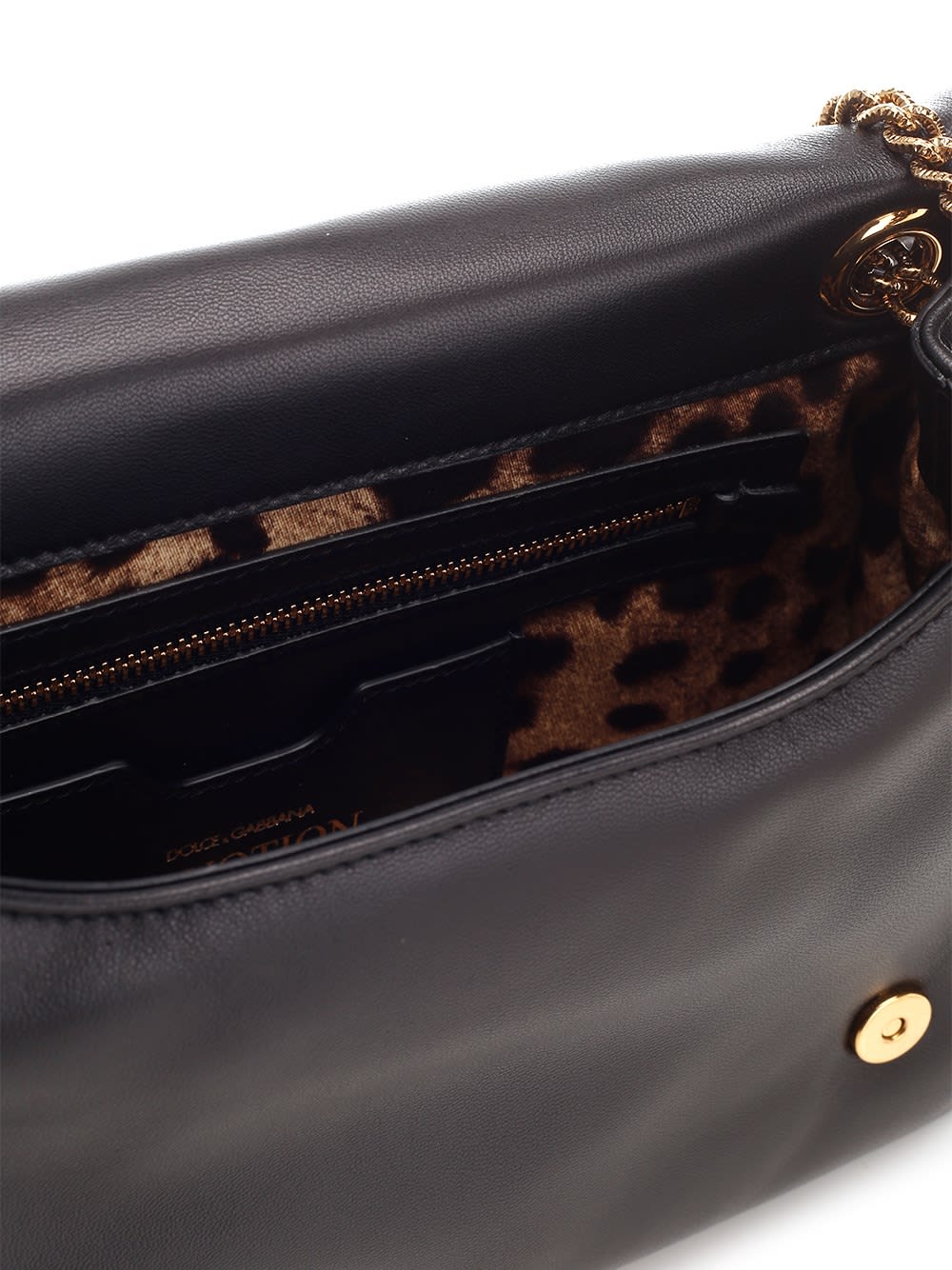 Shop Dolce & Gabbana Devotion Soft Medium Shoulder Bag In Nero