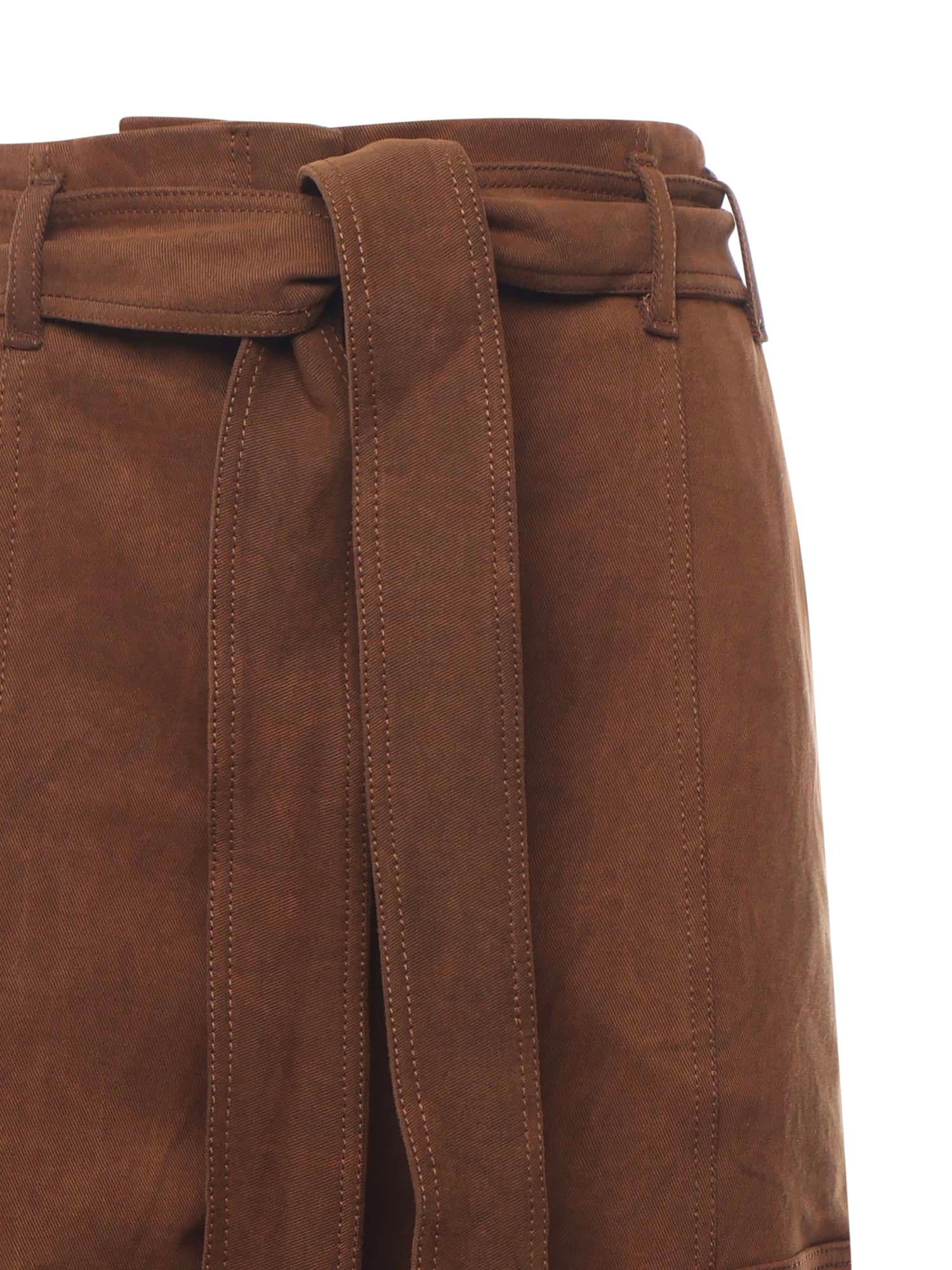 The Andamane Xandra Cargo Pants In Brown