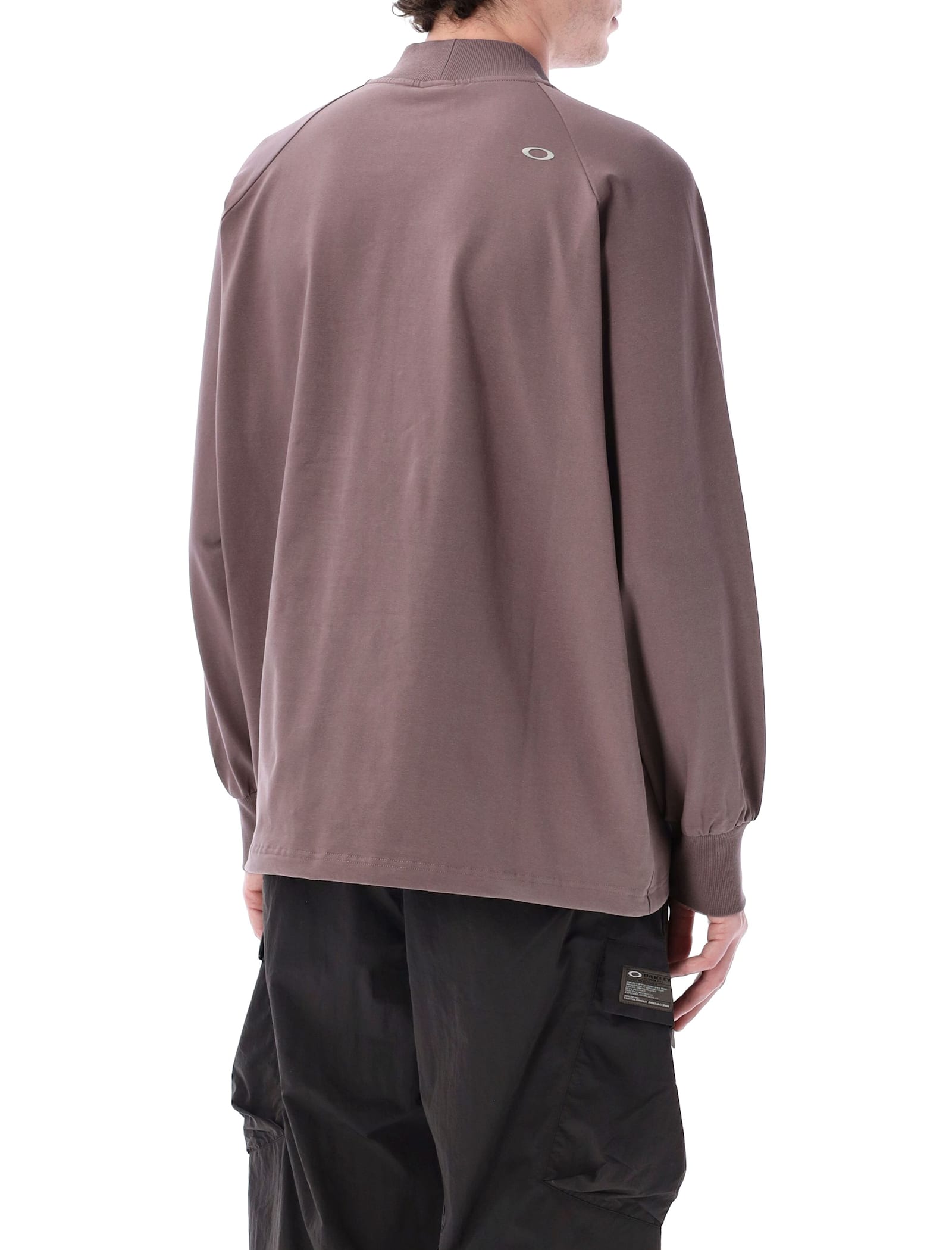 Oakley Men S F.g.l. Slick Crewneck Sweatshirt 3.0 Deep Plum In H Deep Plum