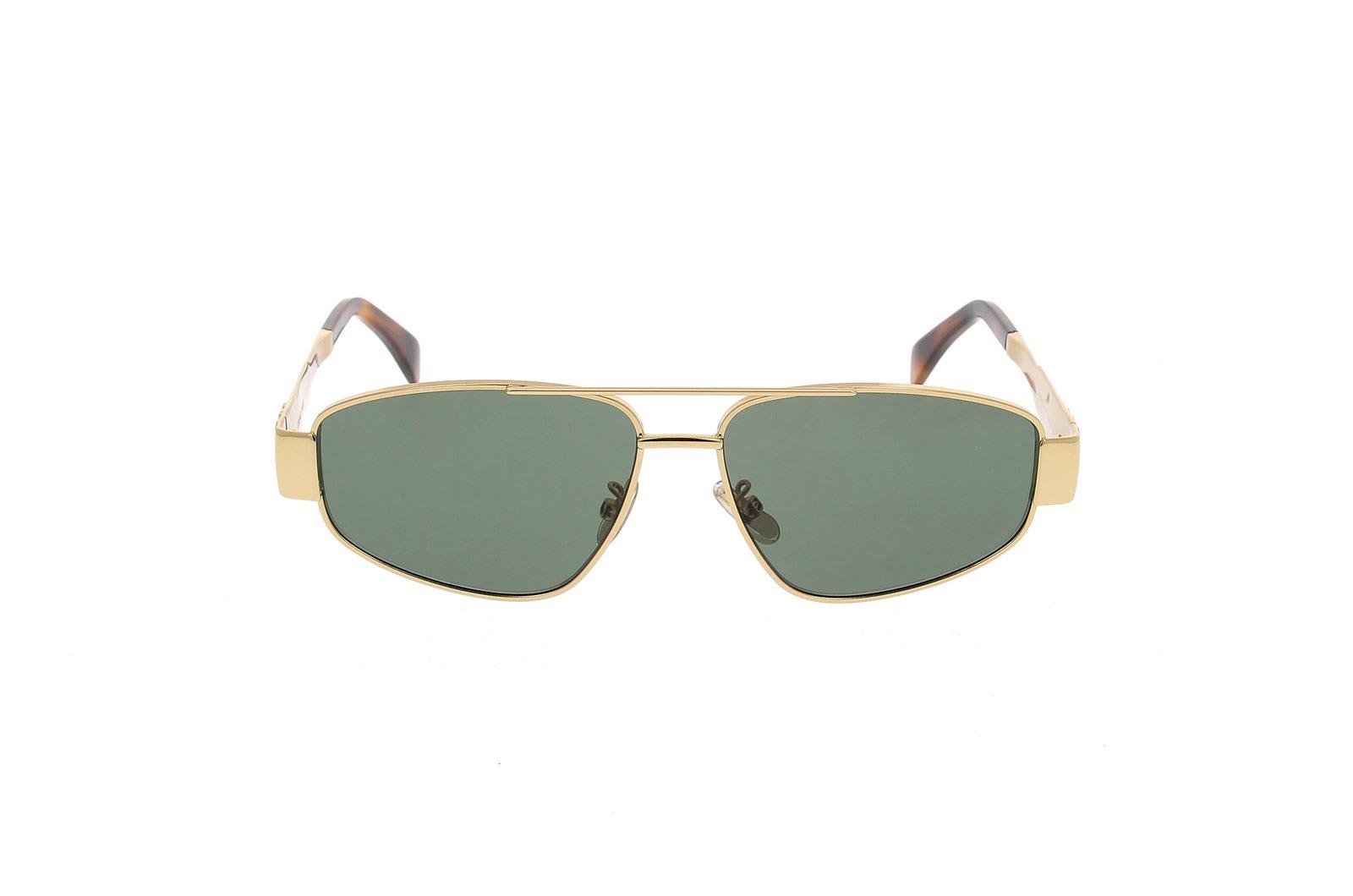 Celine Aviator Sunglasses In 30n - Yellow