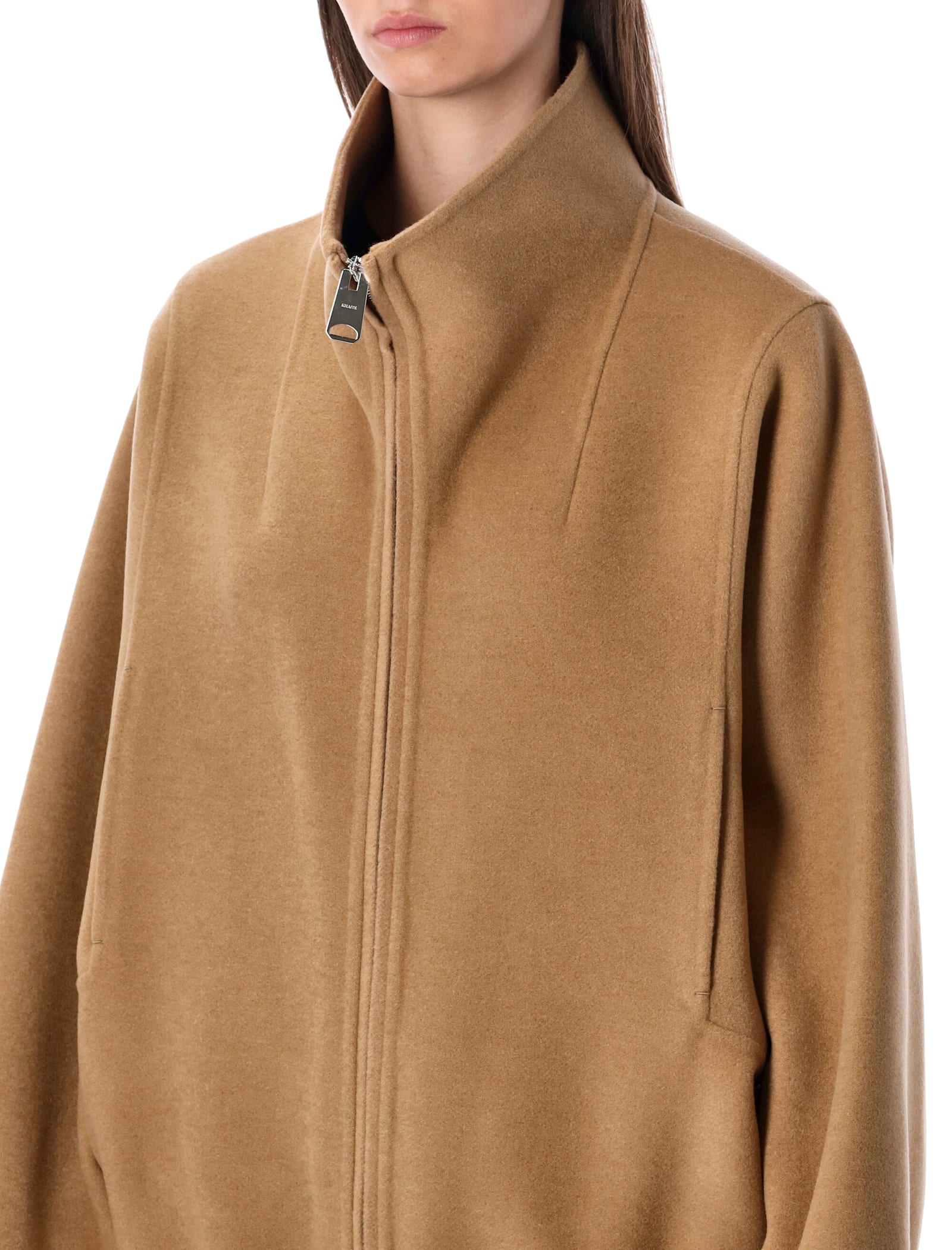 Khaite Classic Tailored Brown Jacket With Structured Design In Brown