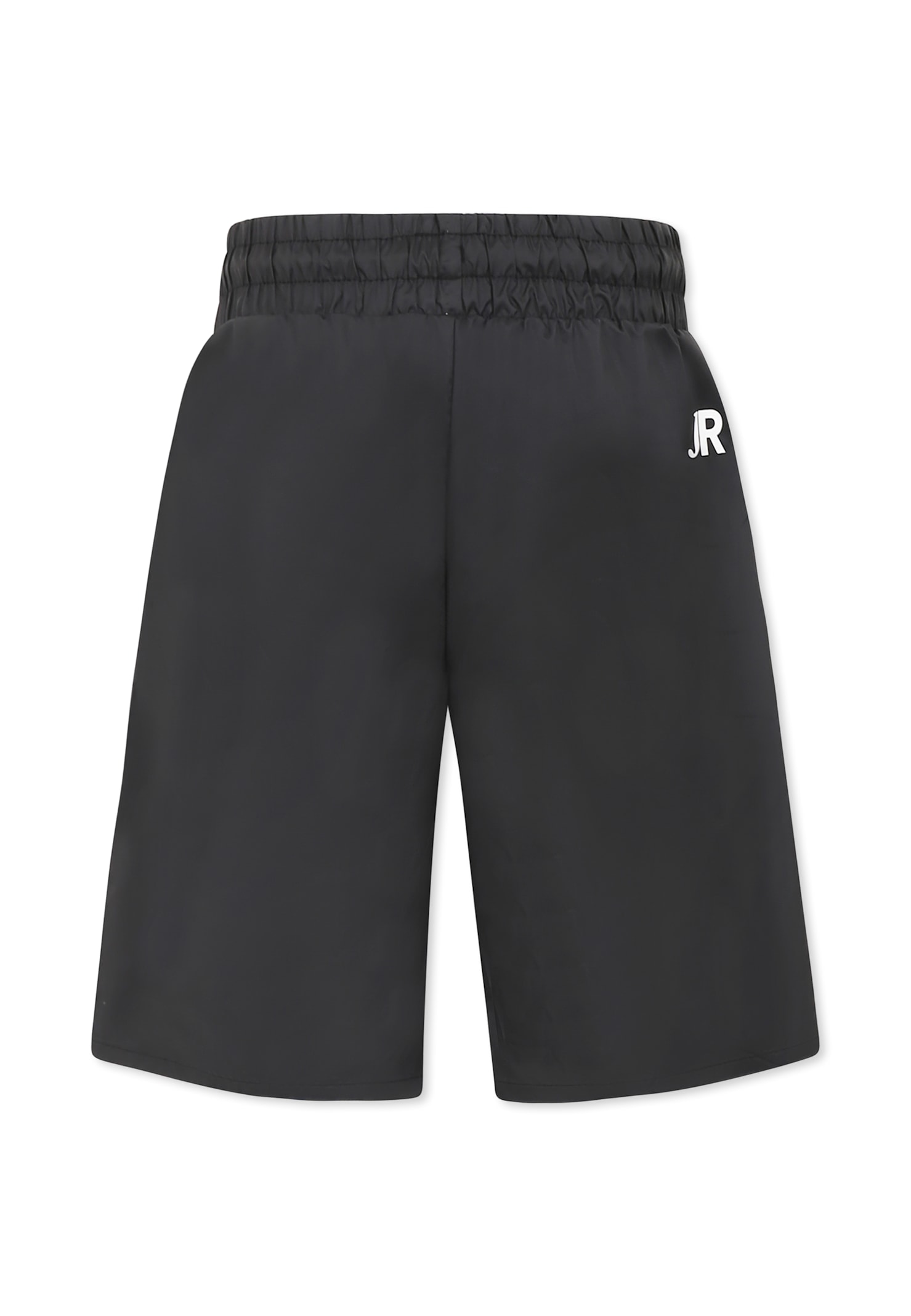 Richmond Black Swim Shorts For Boy With Logo In Black