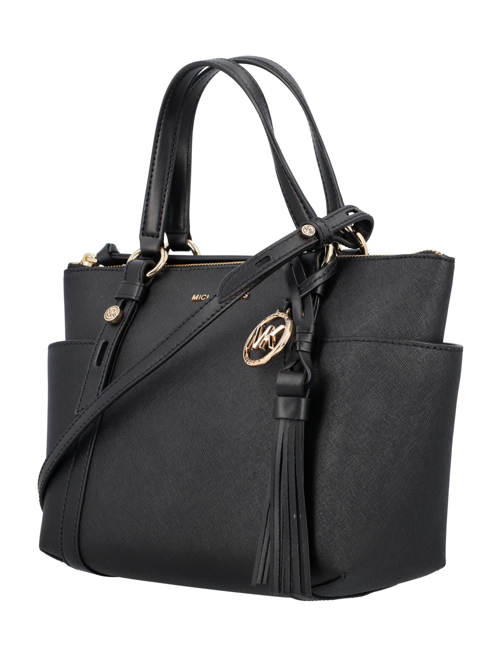 Shop Michael Michael Kors Sullivan Sm Tote Bag In Black