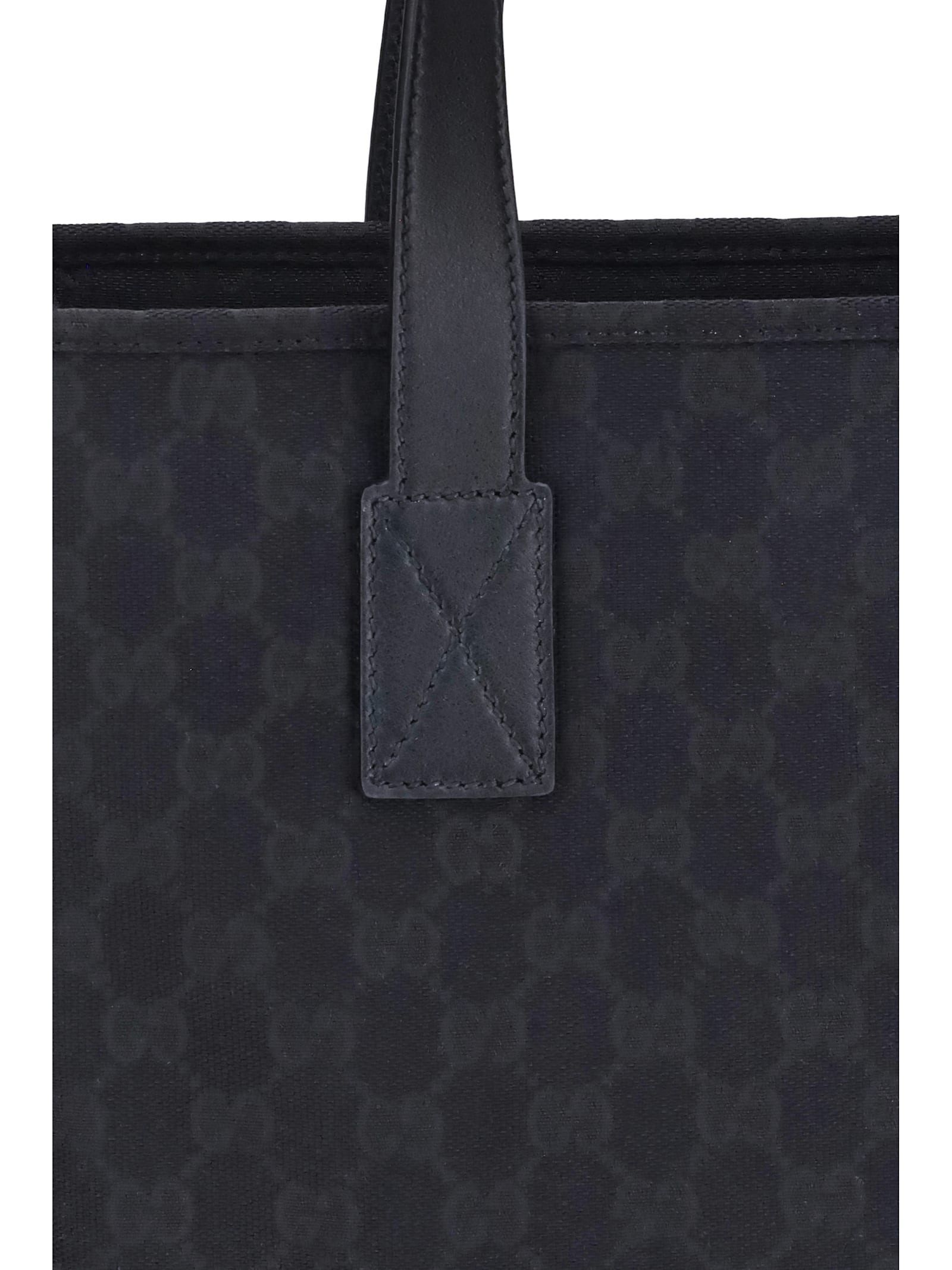 Gucci Gg Fabric Tote Bag In Black