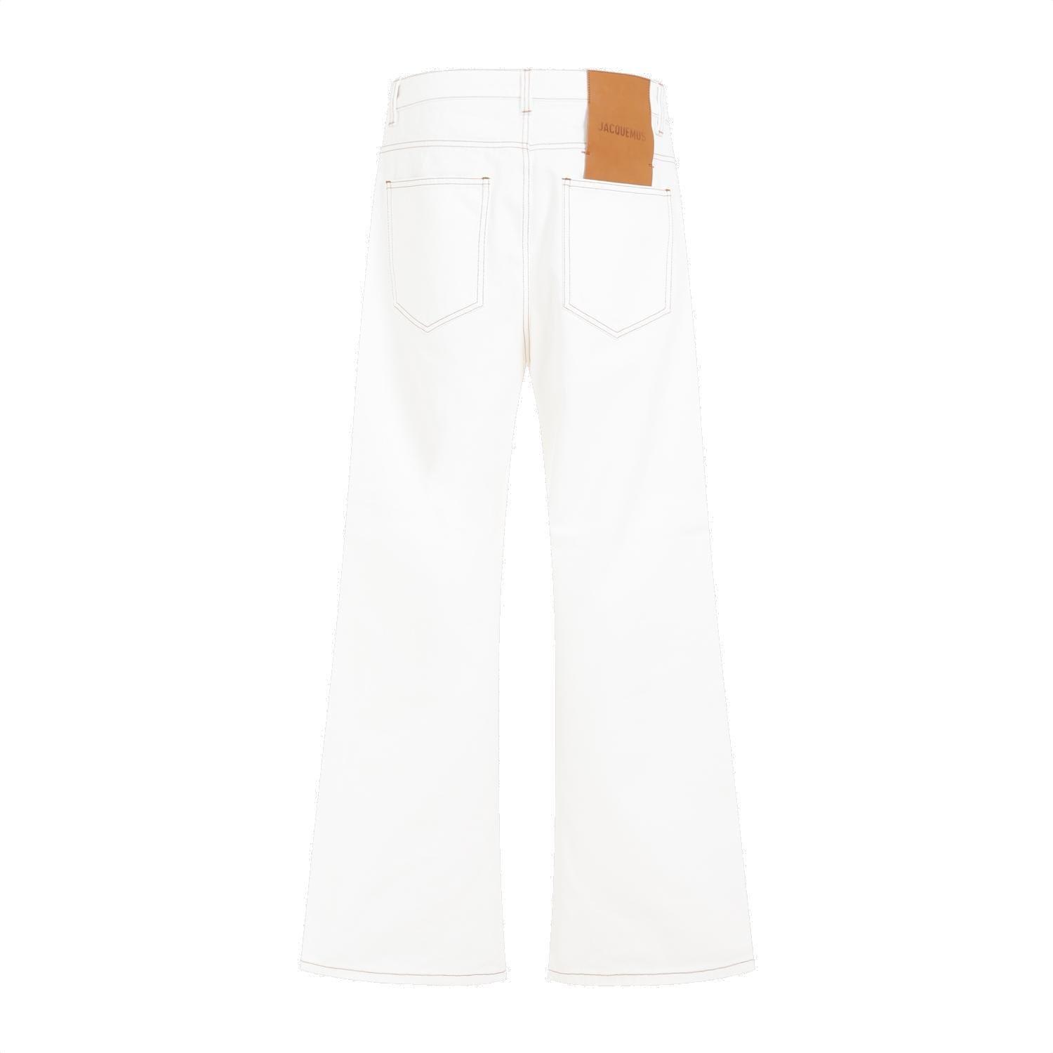 Jacquemus 'le De Nîmes Large' In White