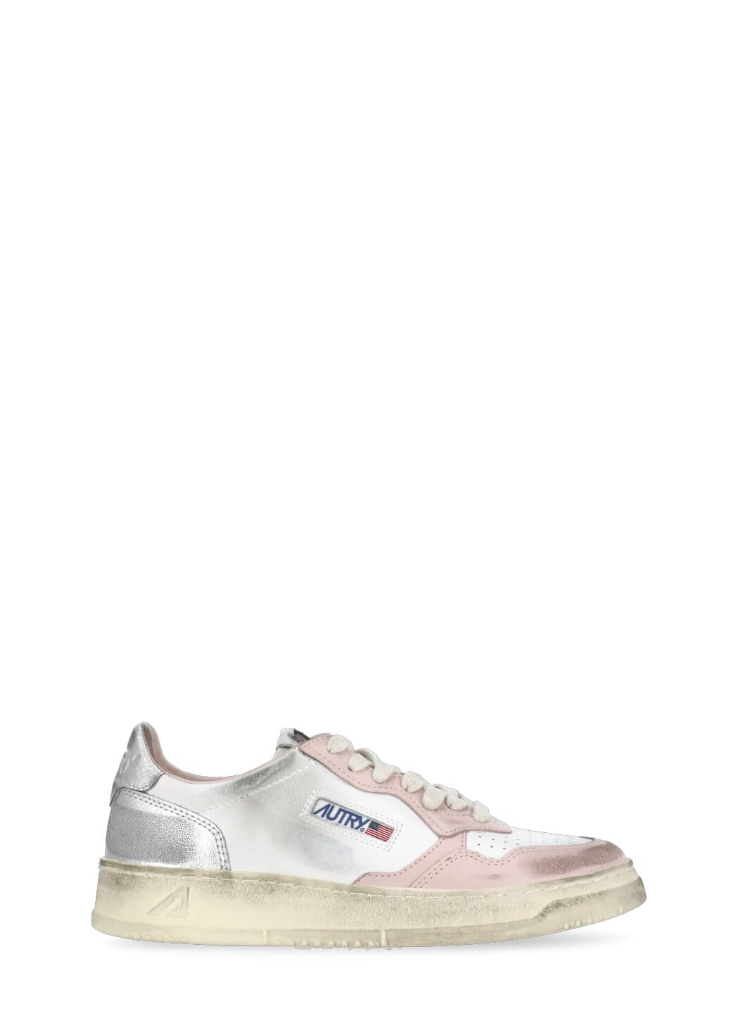 Shop Autry Super Vintage Sneakers In White