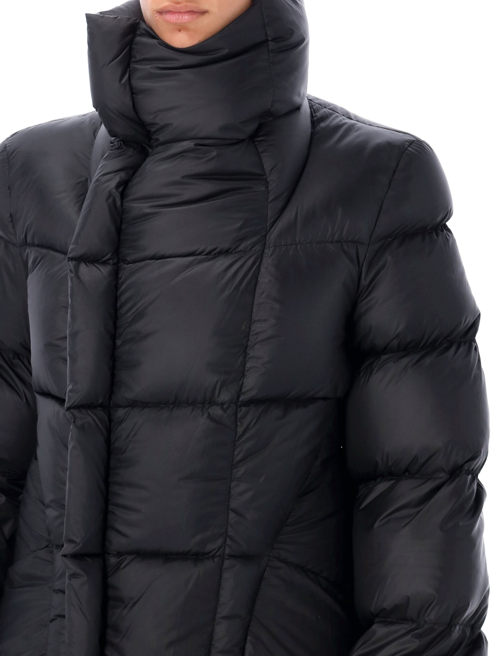 Shop Rick Owens Naska Duvet Down Jacket In Black