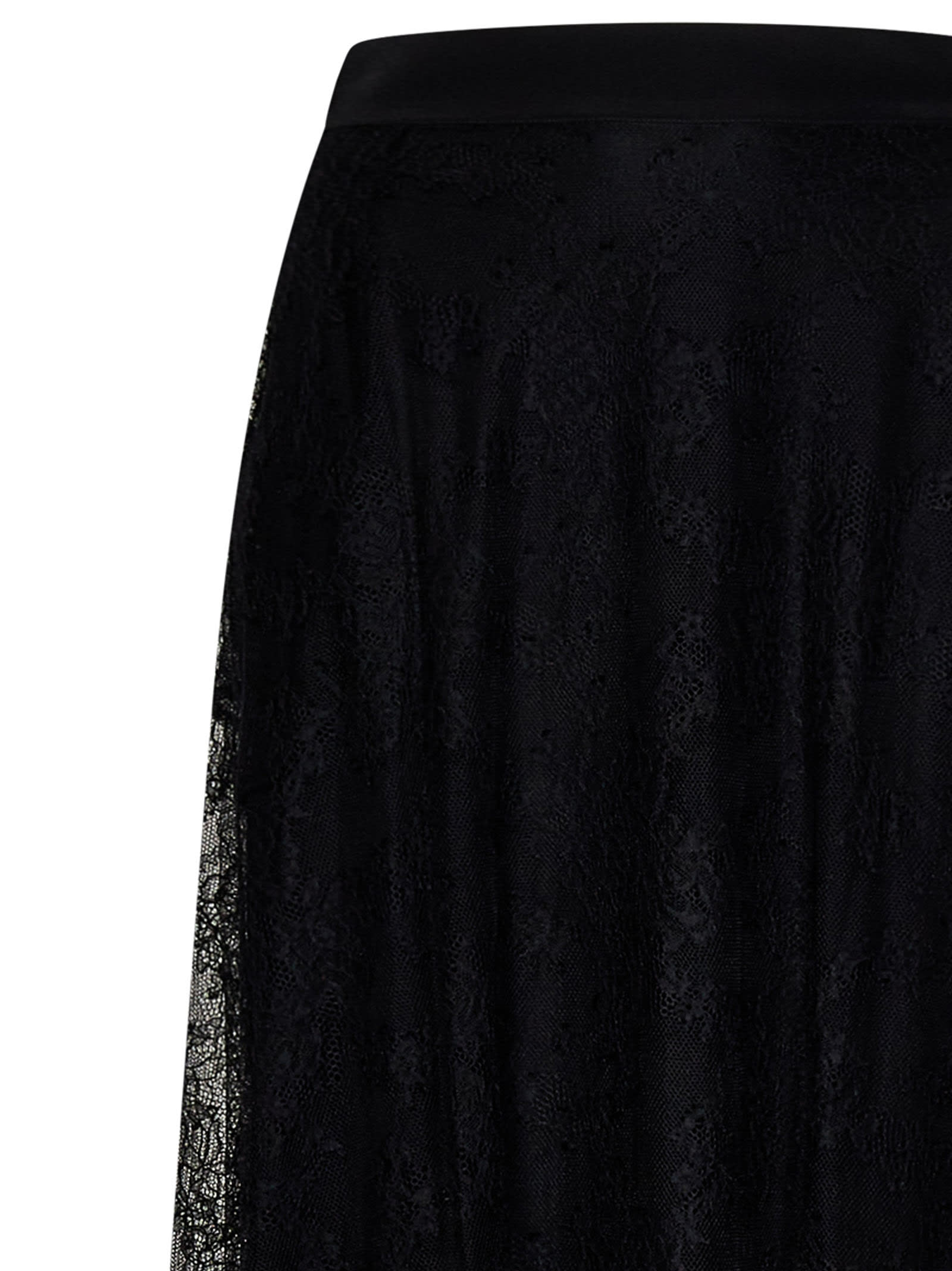 Shop Elie Saab Skirt In Black